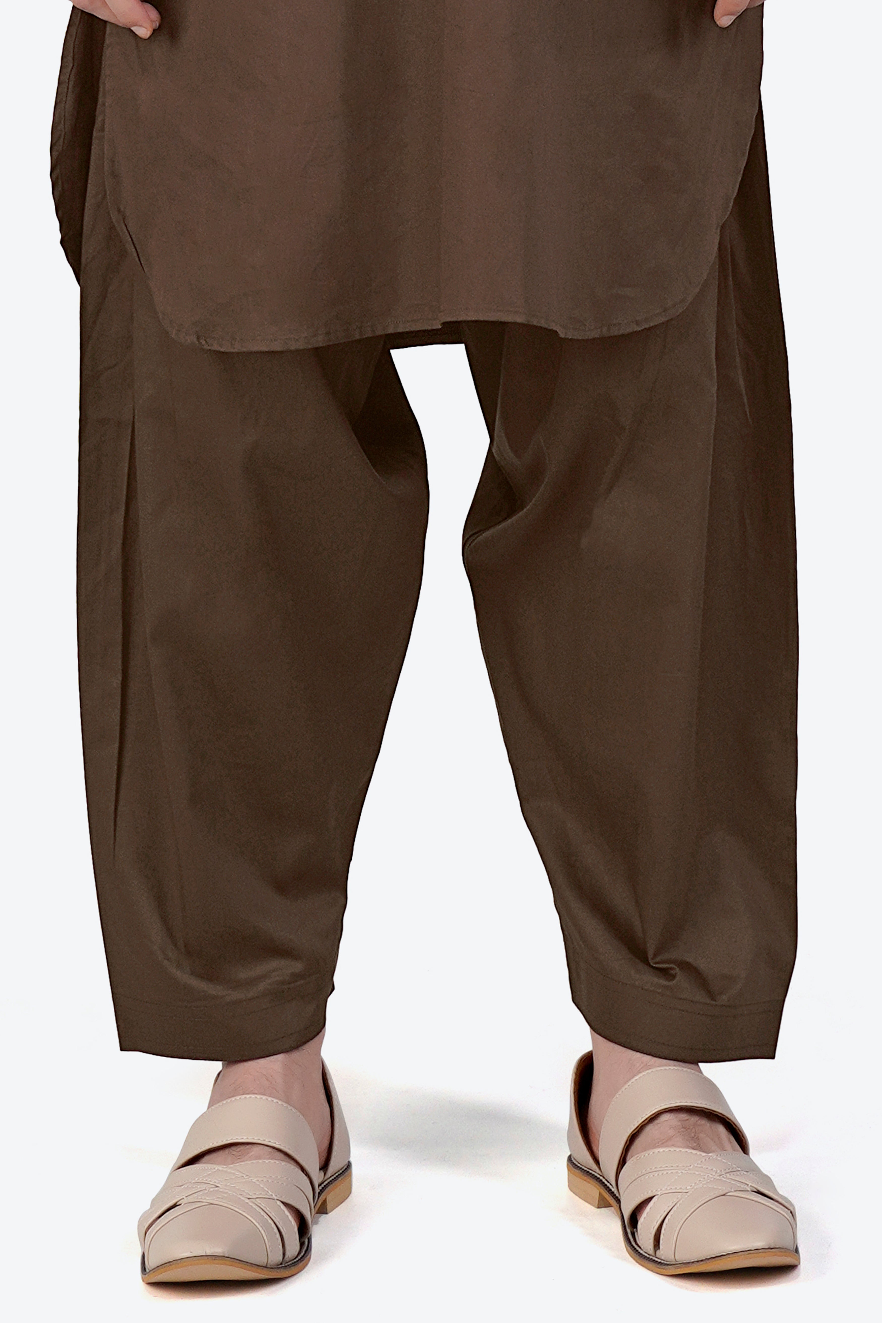 Medium Taupe Brown Dhoti F-6310