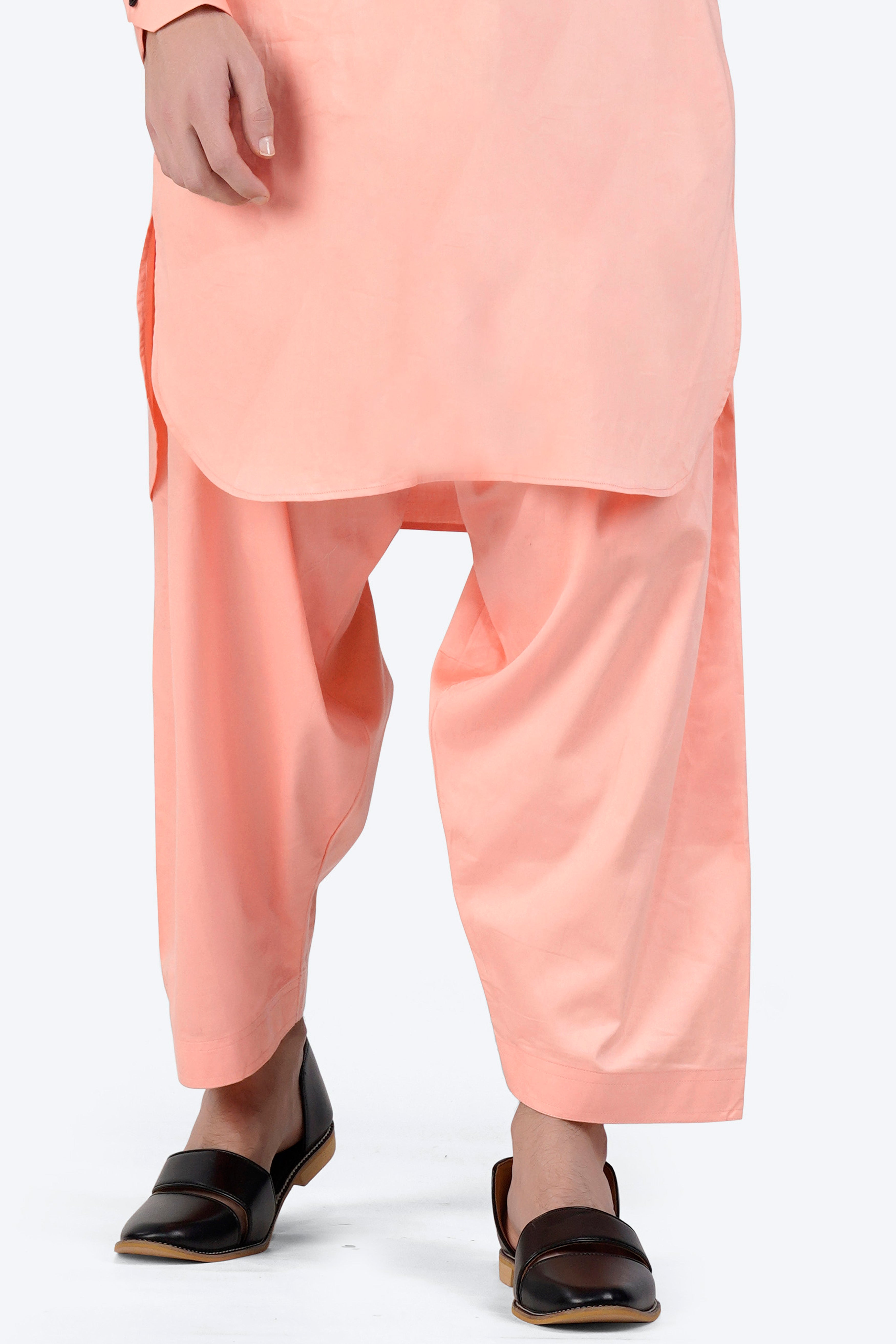 Melon Peach Dhoti F-6337