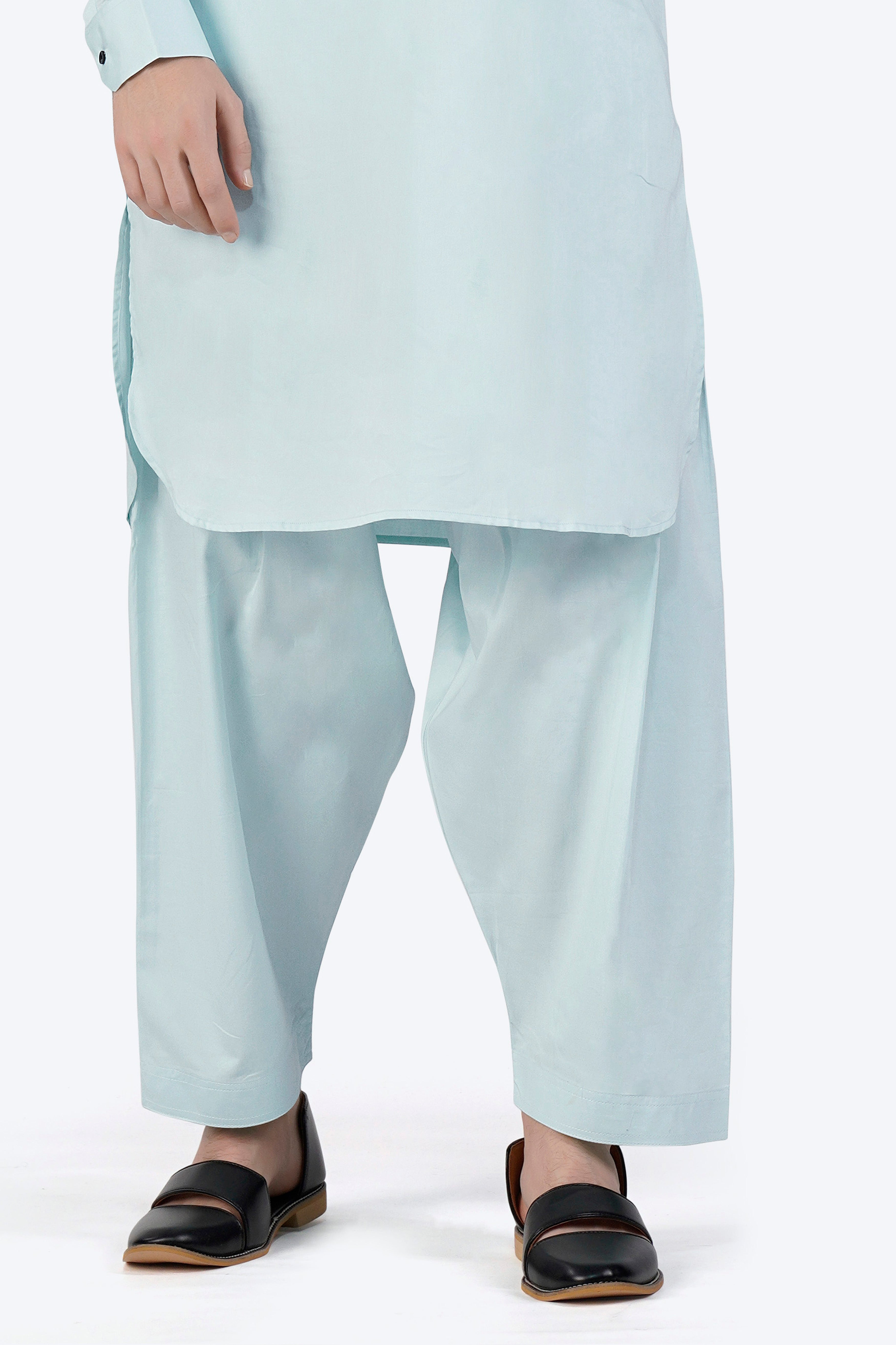 Mercury Blue Dhoti F-6323