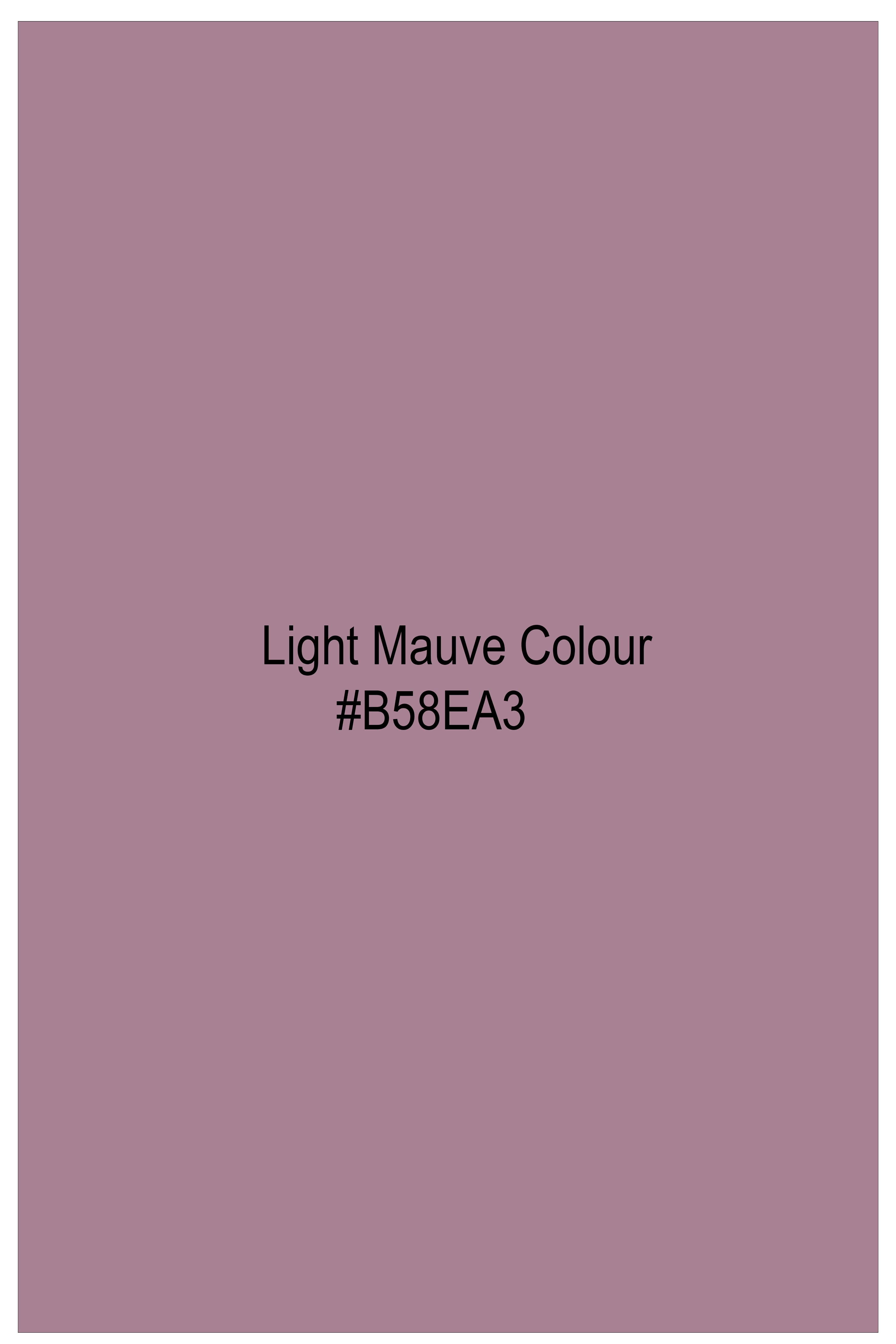 Light Mauave Purple Subtle Sheen Super Soft Premium Cotton Pathani Set