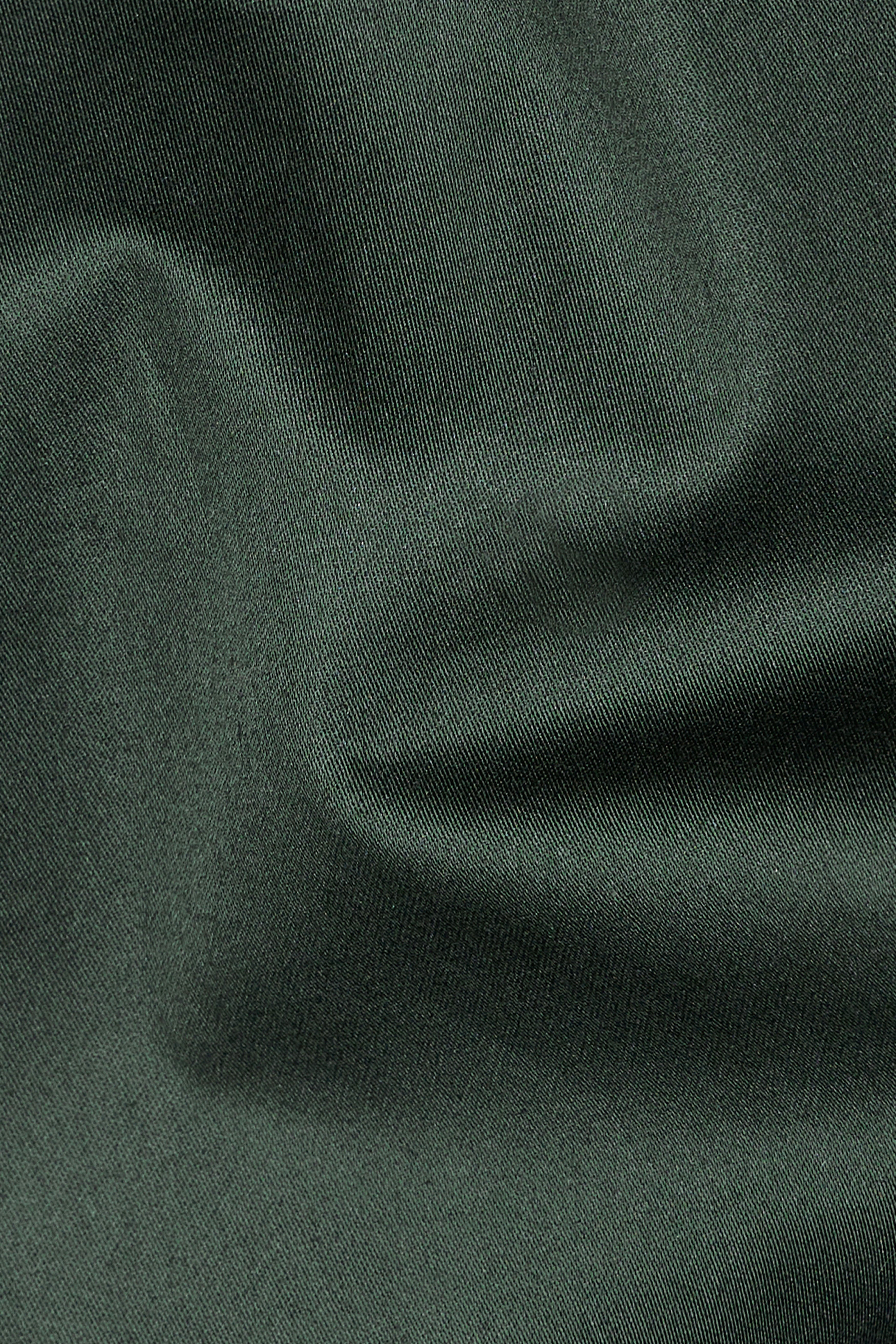 Timber Green Subtle Sheen Super Soft Premium Cotton Pathani Set