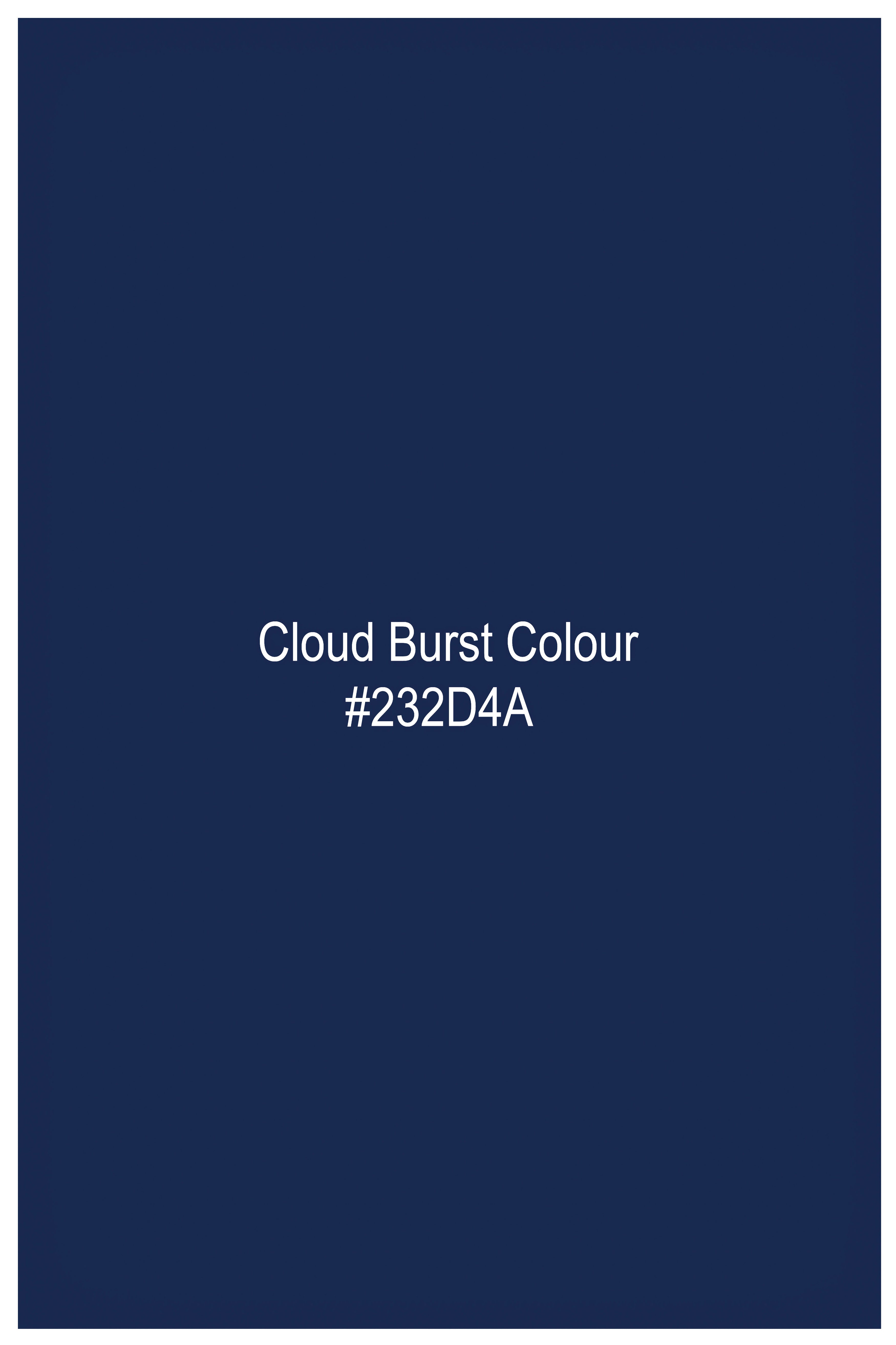 Cloud Burst Blue Subtle Sheen Super Soft Premium Cotton Pathani Set