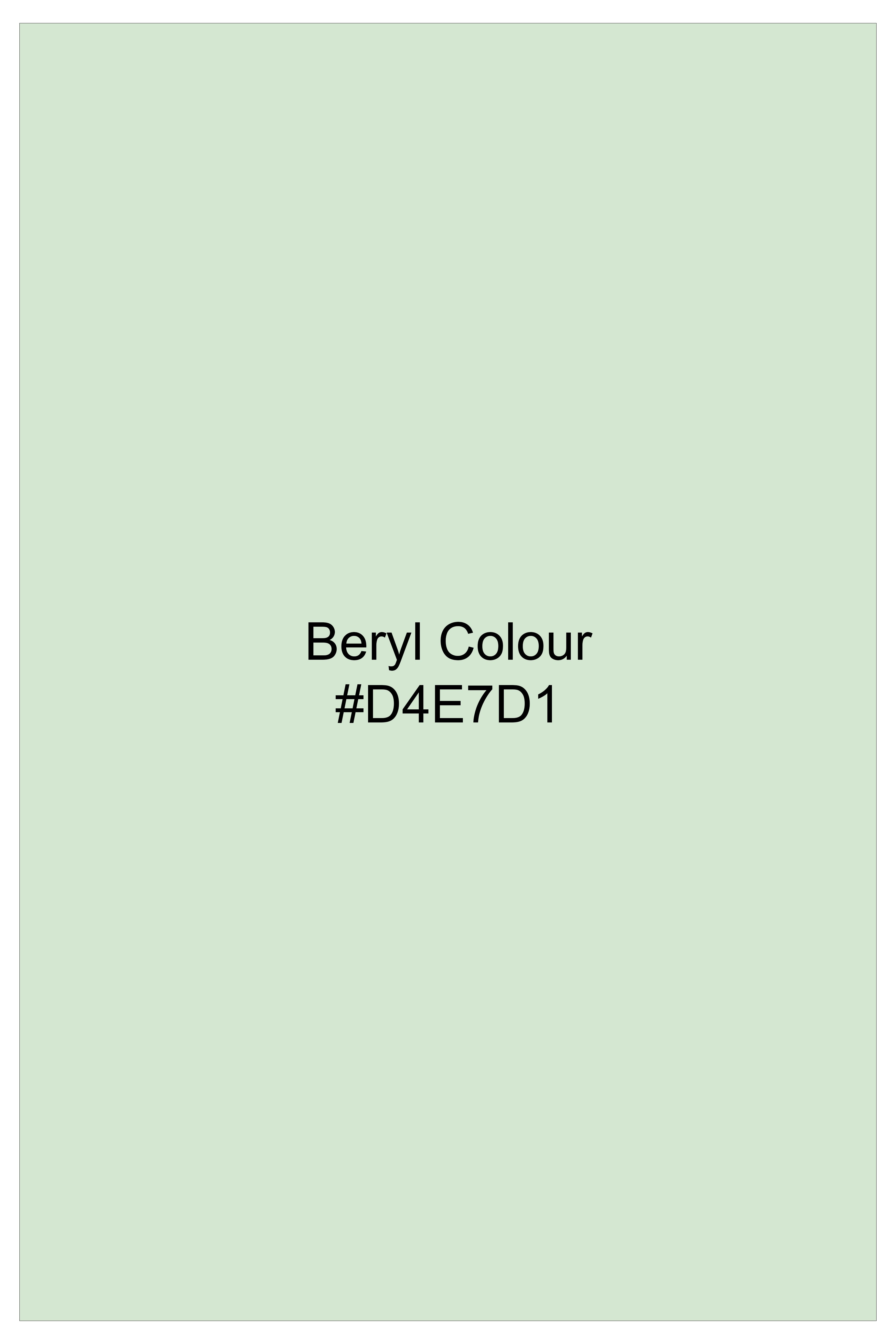 Beryl Green Windowpane Dobby Shirt