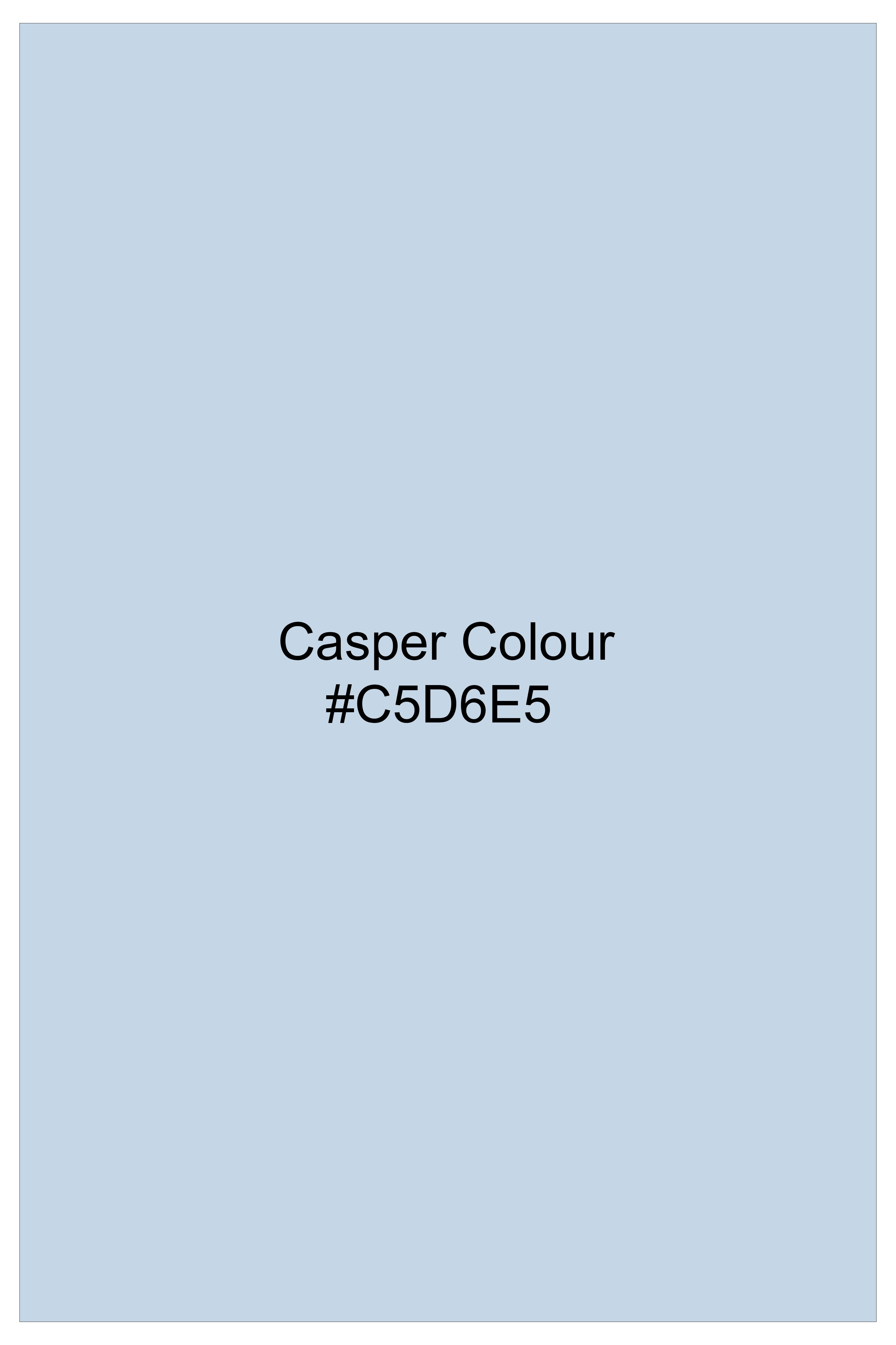 Ocean-Casper Blue Luxurious Linen Dress Shirt