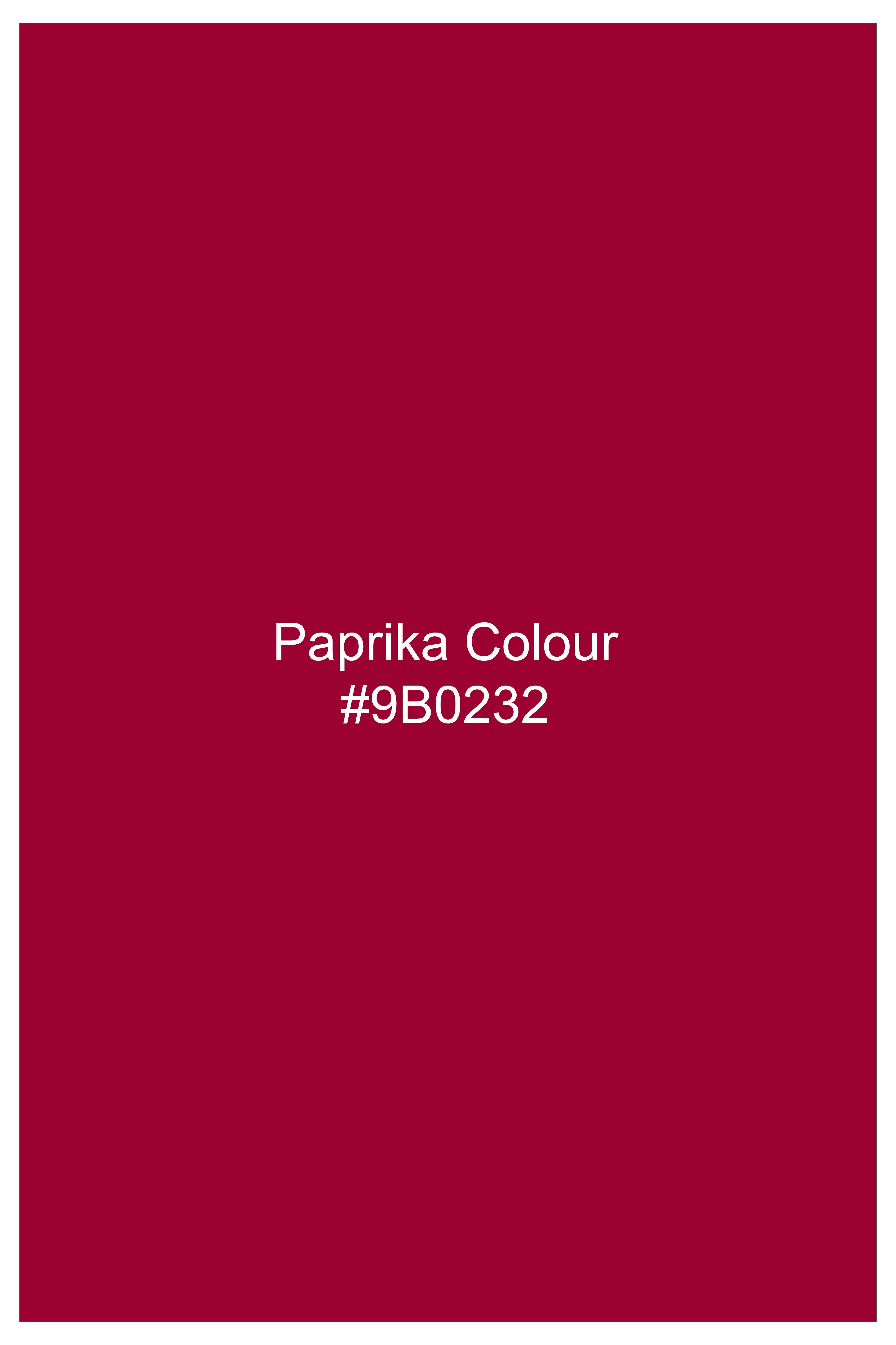 Paprika Red Super Soft Premium Cotton Shirt