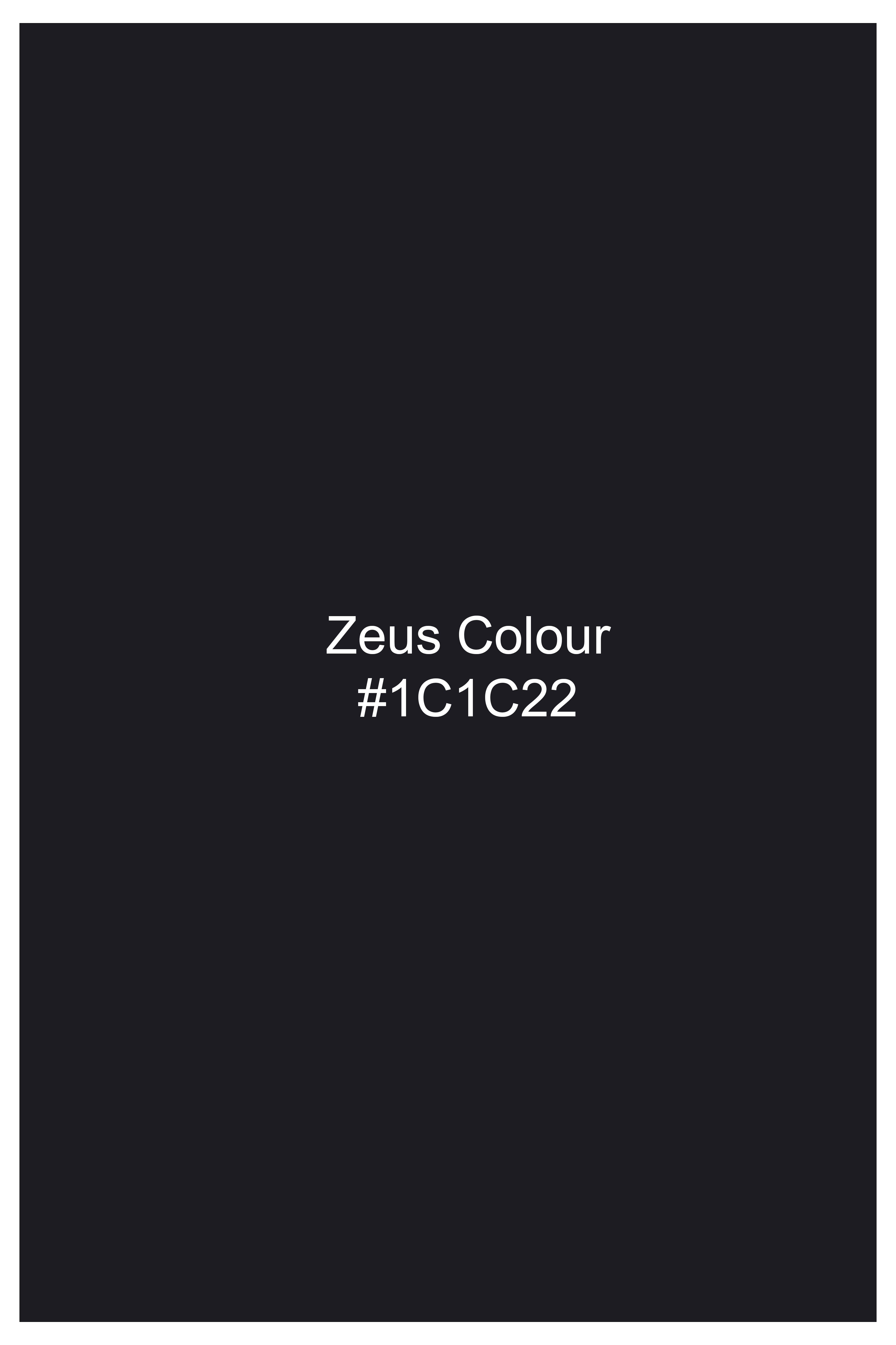Graphite-Zeus Gray Solid Oxford Premium Cotton Boxer