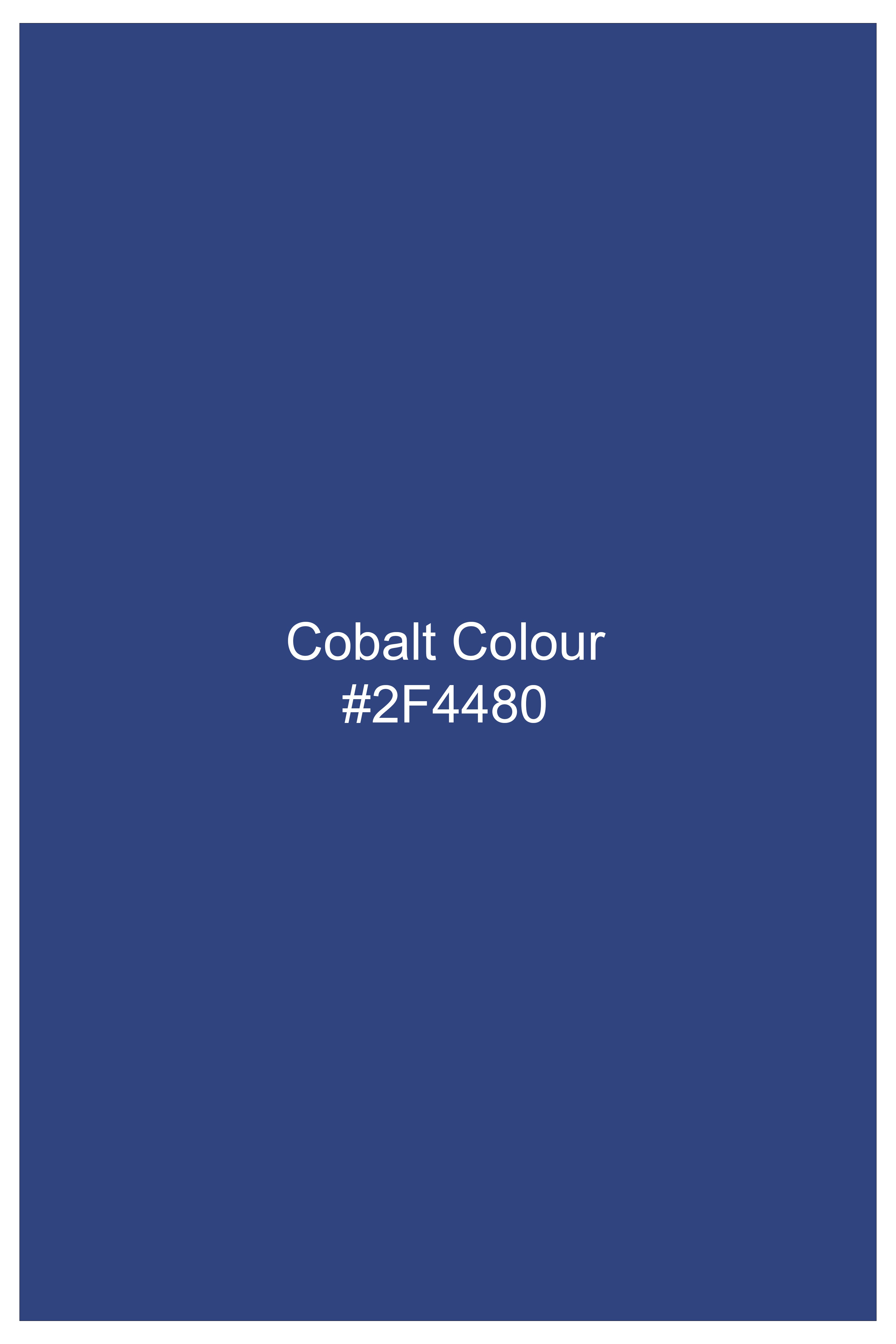 Cobalt Blue Royal Oxford Cotton Lounge Pant