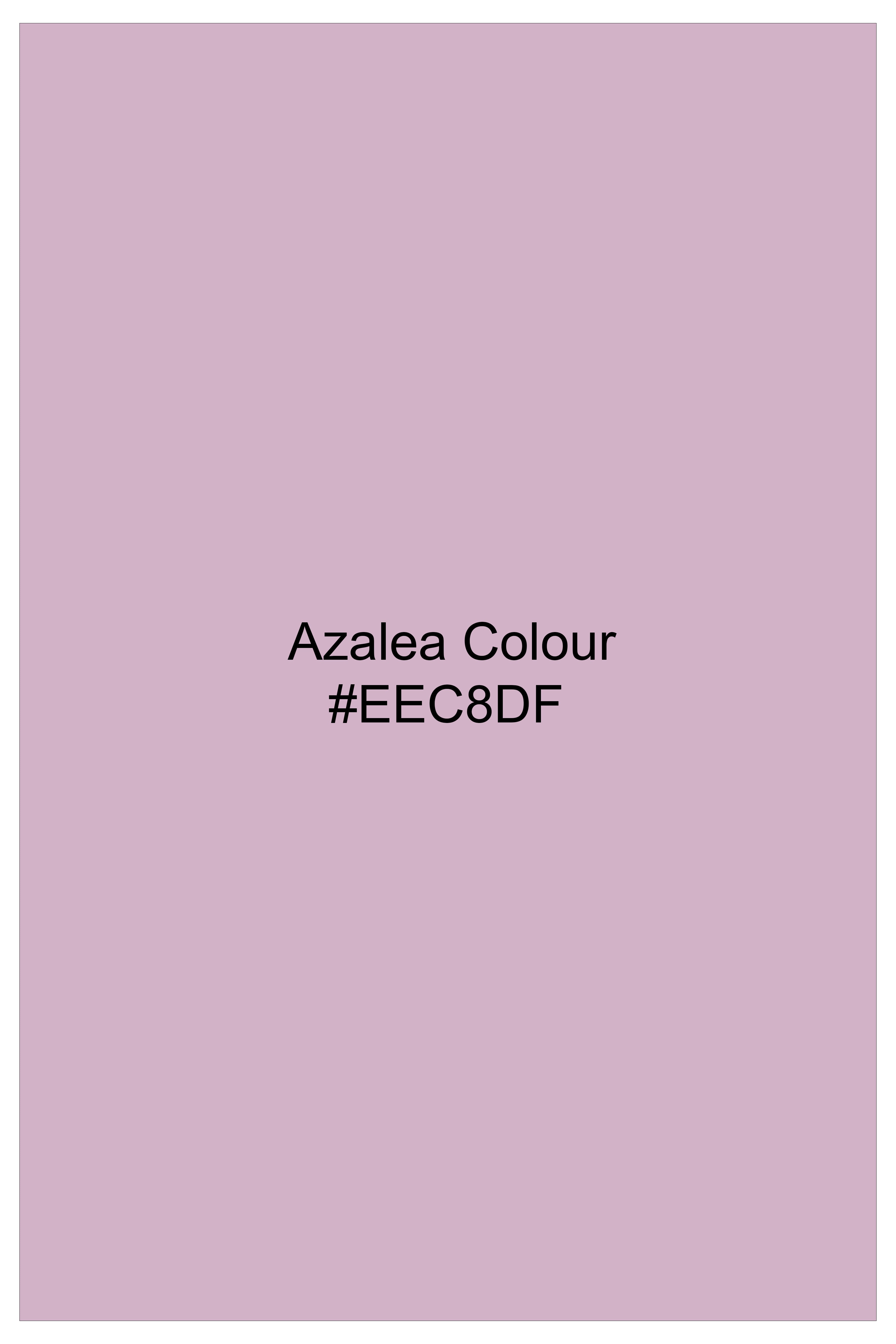 Lustraro-Azalea Pink Subtle Sheen Super Soft Premium Cotton Dress Shirt