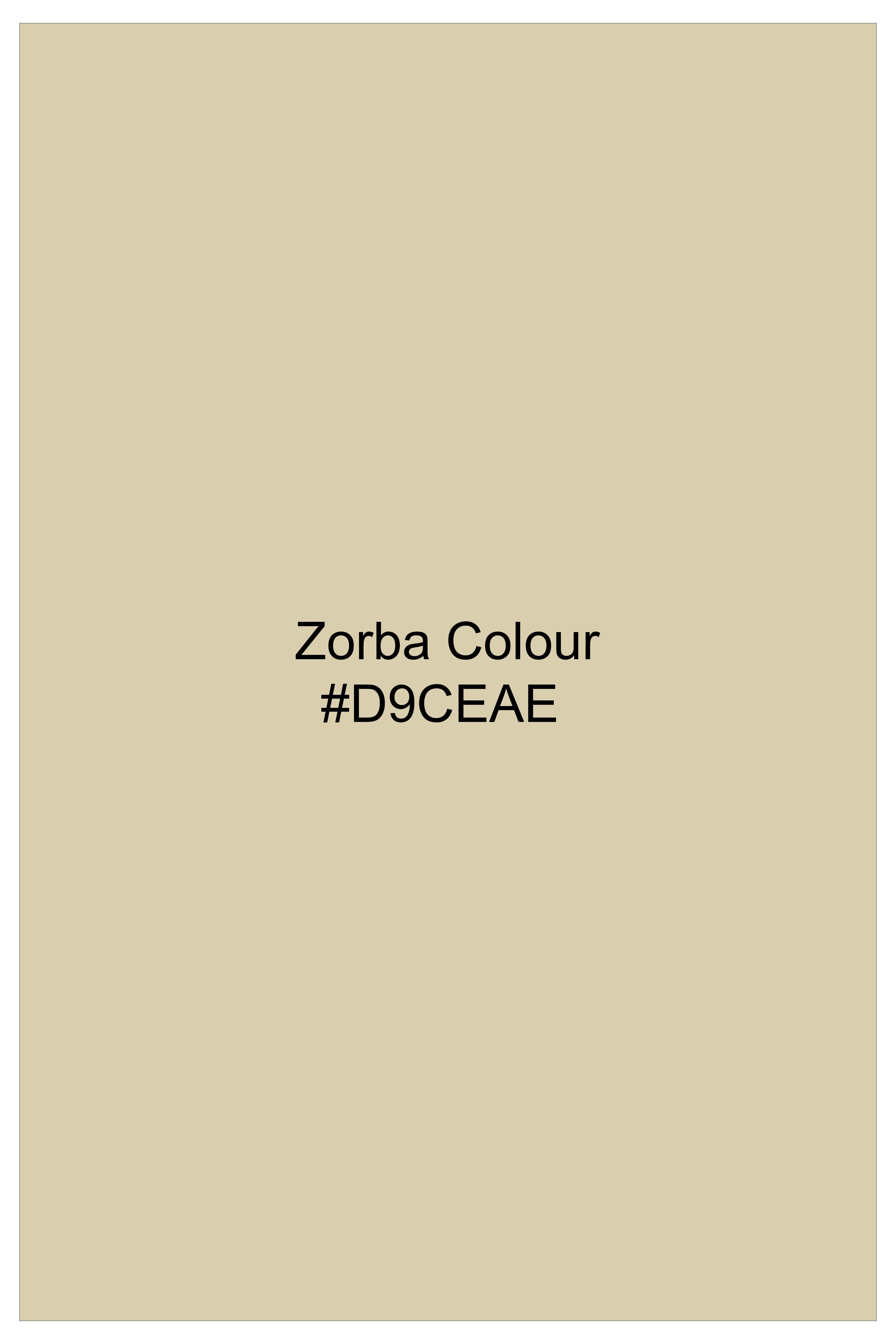 Vanille-Zorba Cream Luxurious Linen Mandarin Dress Shirt