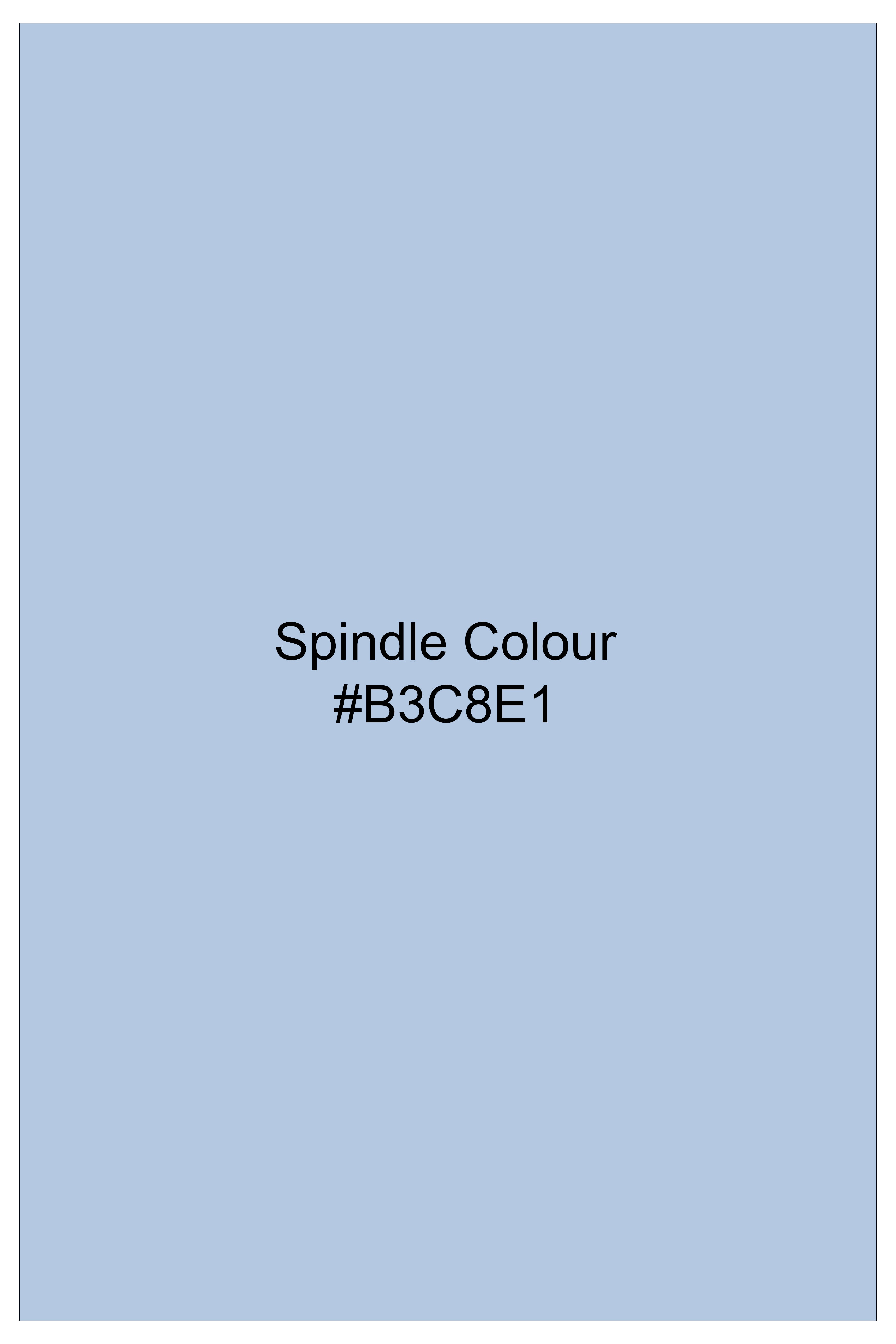 Spindle Blue Multicolor Parrots Printed Poplin Cotton Shirt