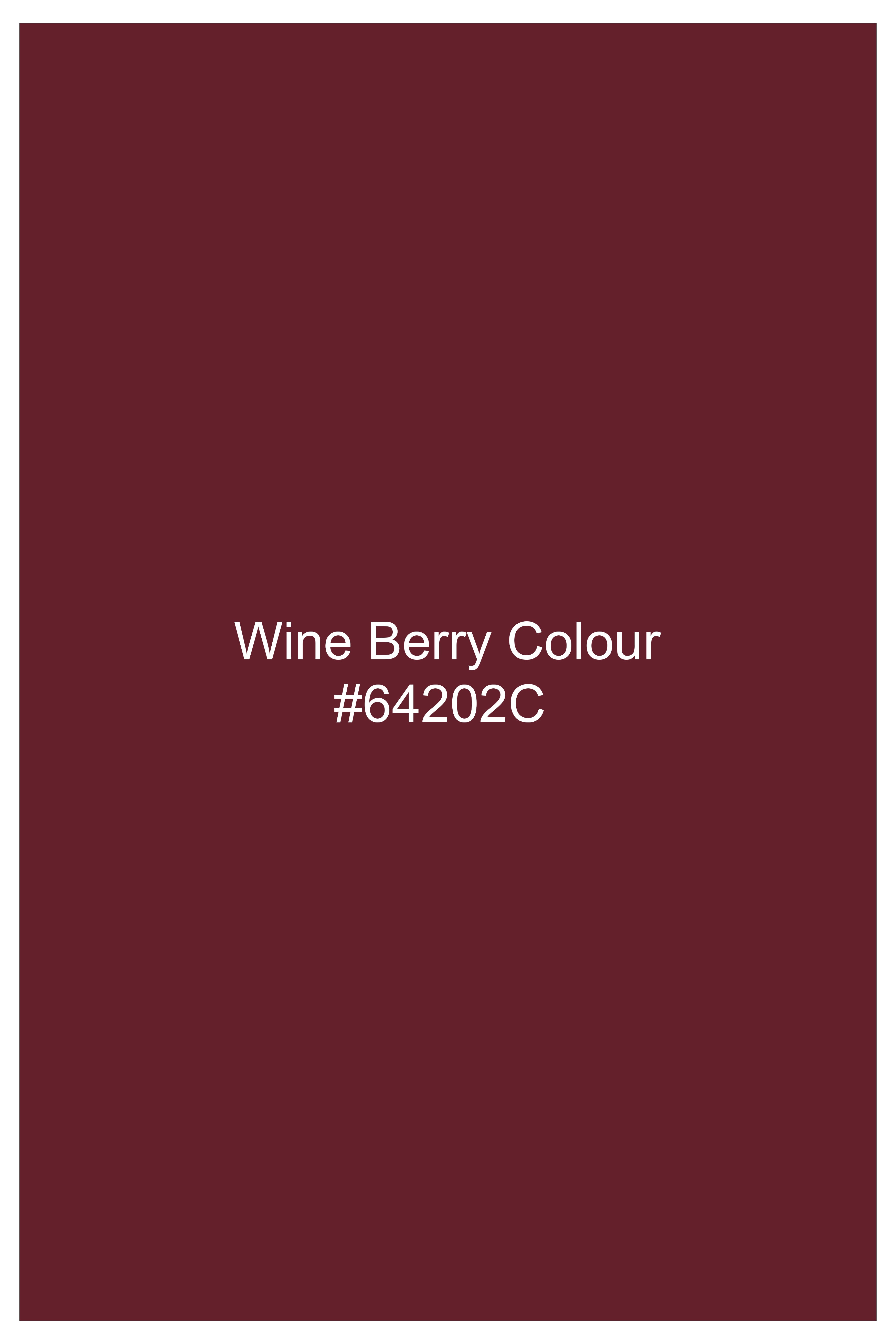 Merlot-Wine Berry Maroon Luxurious Linen Dress Shirt