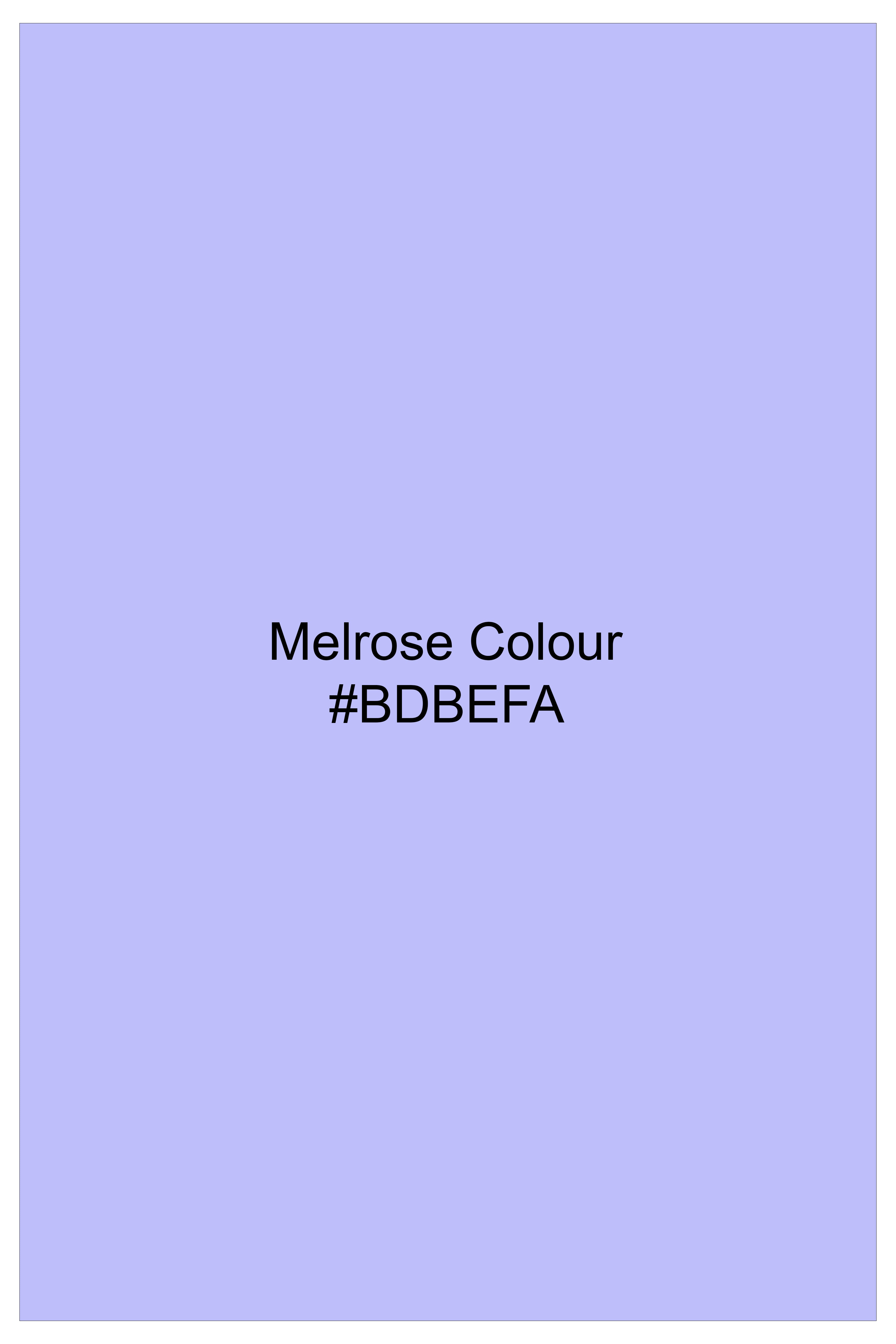 Melrose Blue Super Soft Premium Cotton Shirt