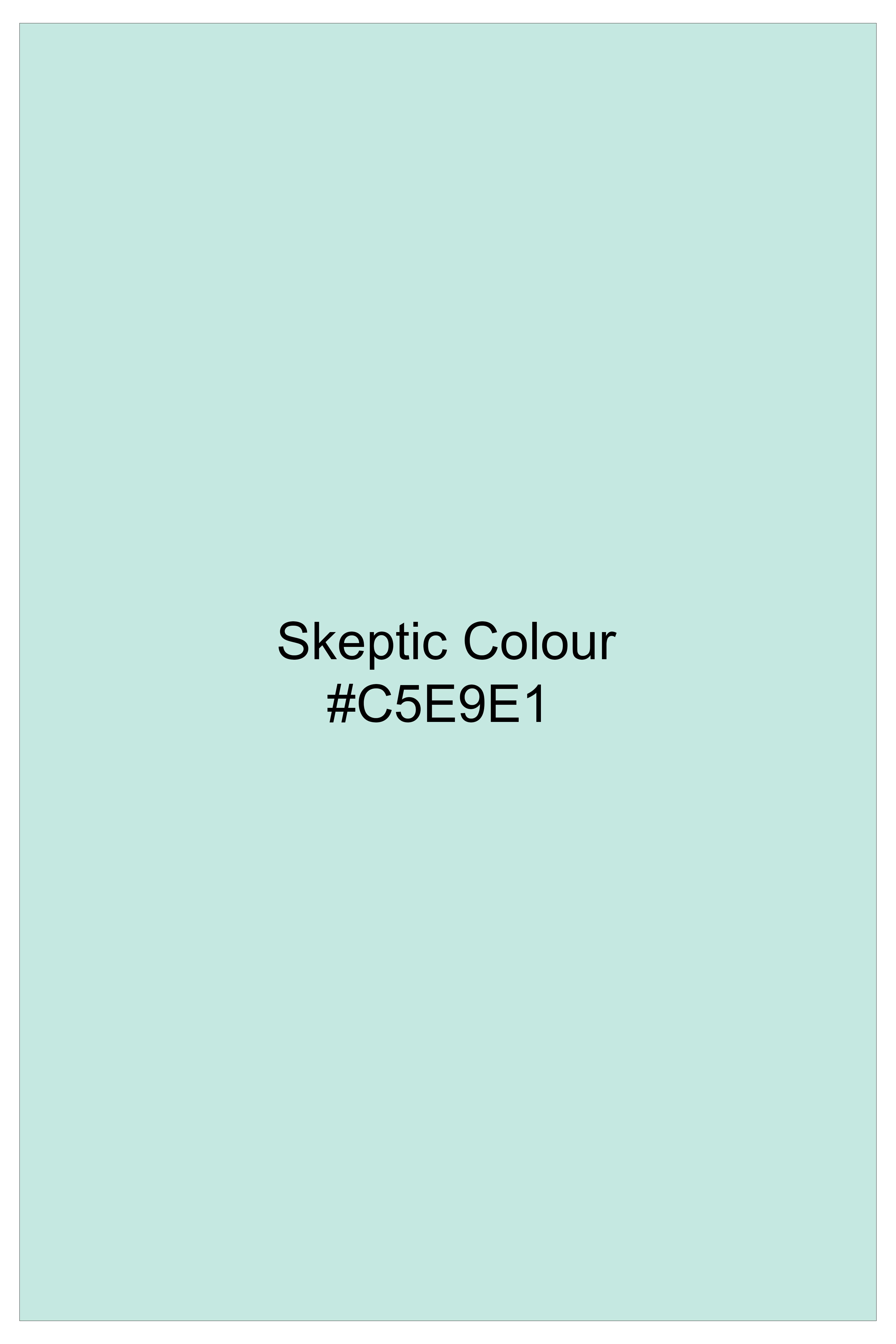 Zenith-Skeptic Blue Luxurious Linen Dress Shirt