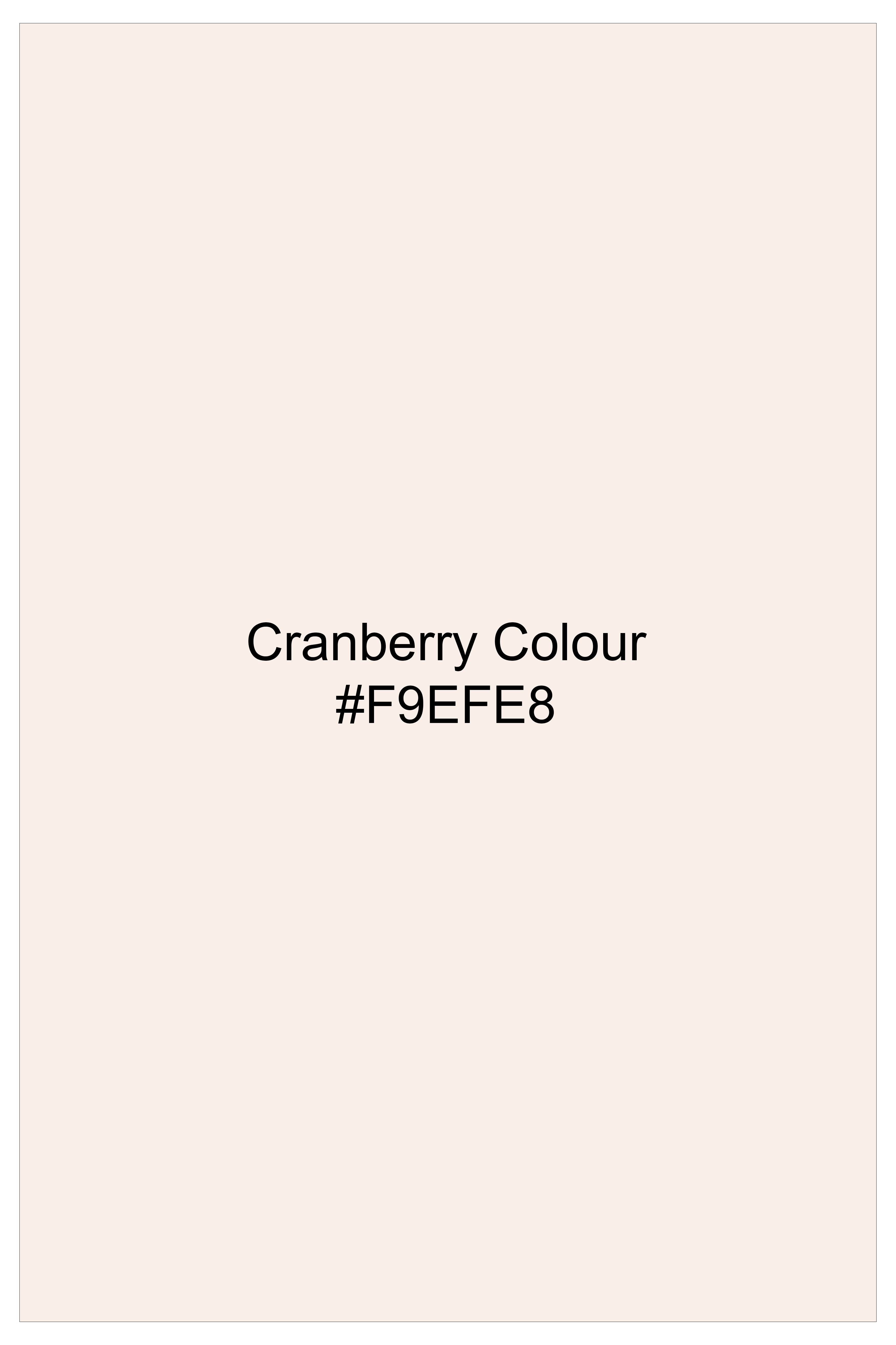 Cranberry Cream Printed Royal Oxford Premium Cotton Shirt