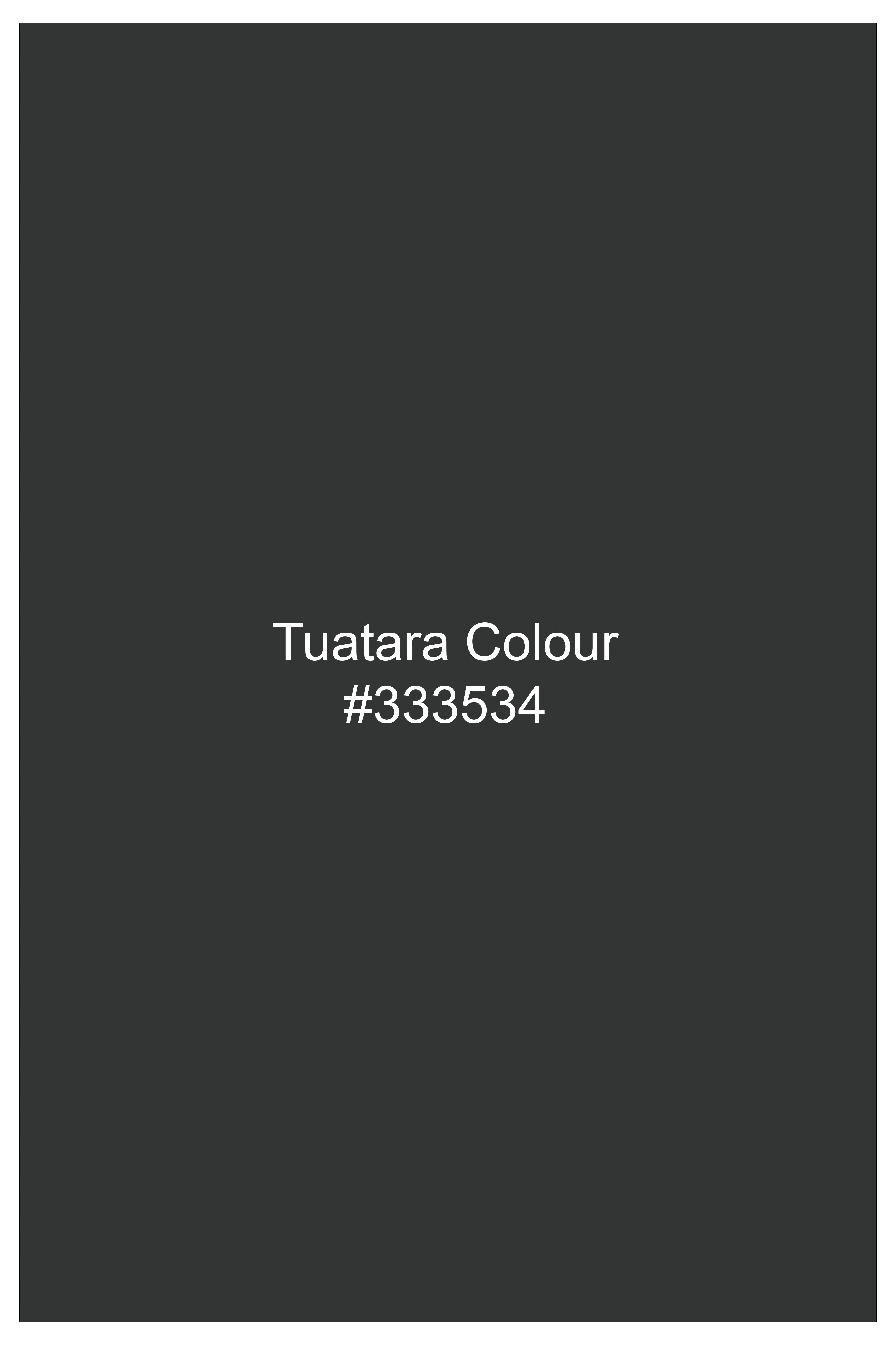 Tuatara Gray Textured Premium Cotton Chinos Pant