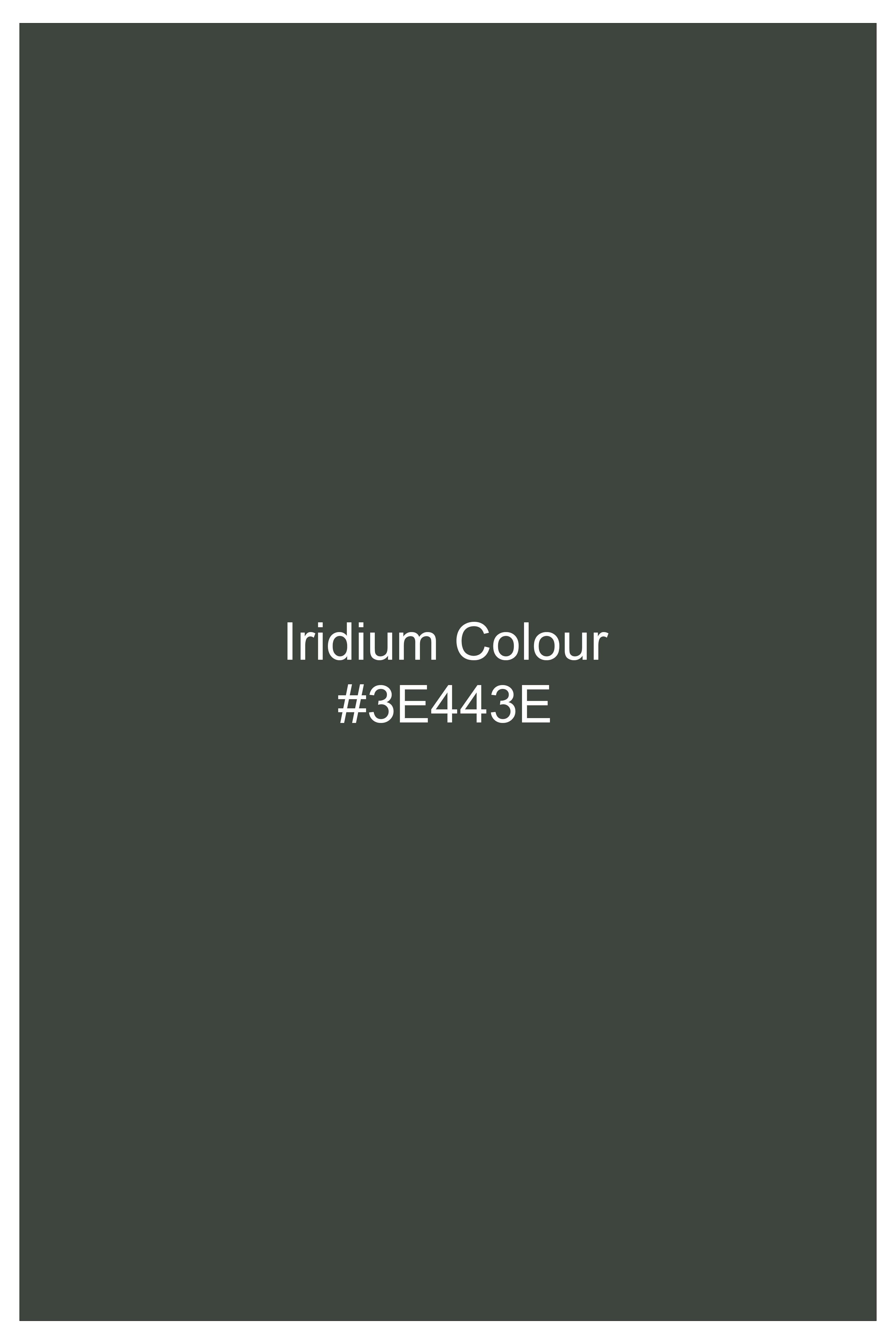 Iridium Gray Premium Cotton Chinos Pant