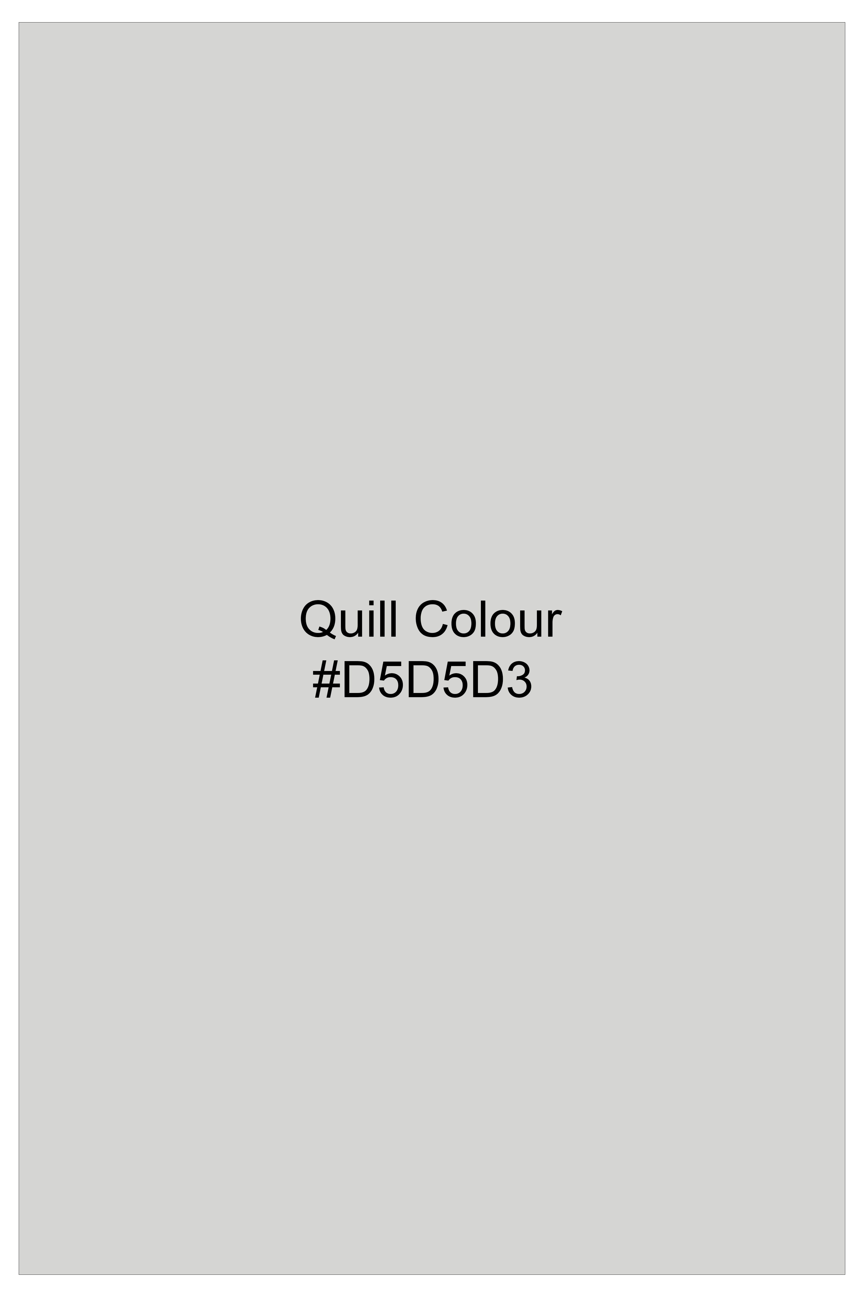 Aurequil-Quil Gray Subtle Sheen Super Soft Premium Cotton Mandarin Shirt