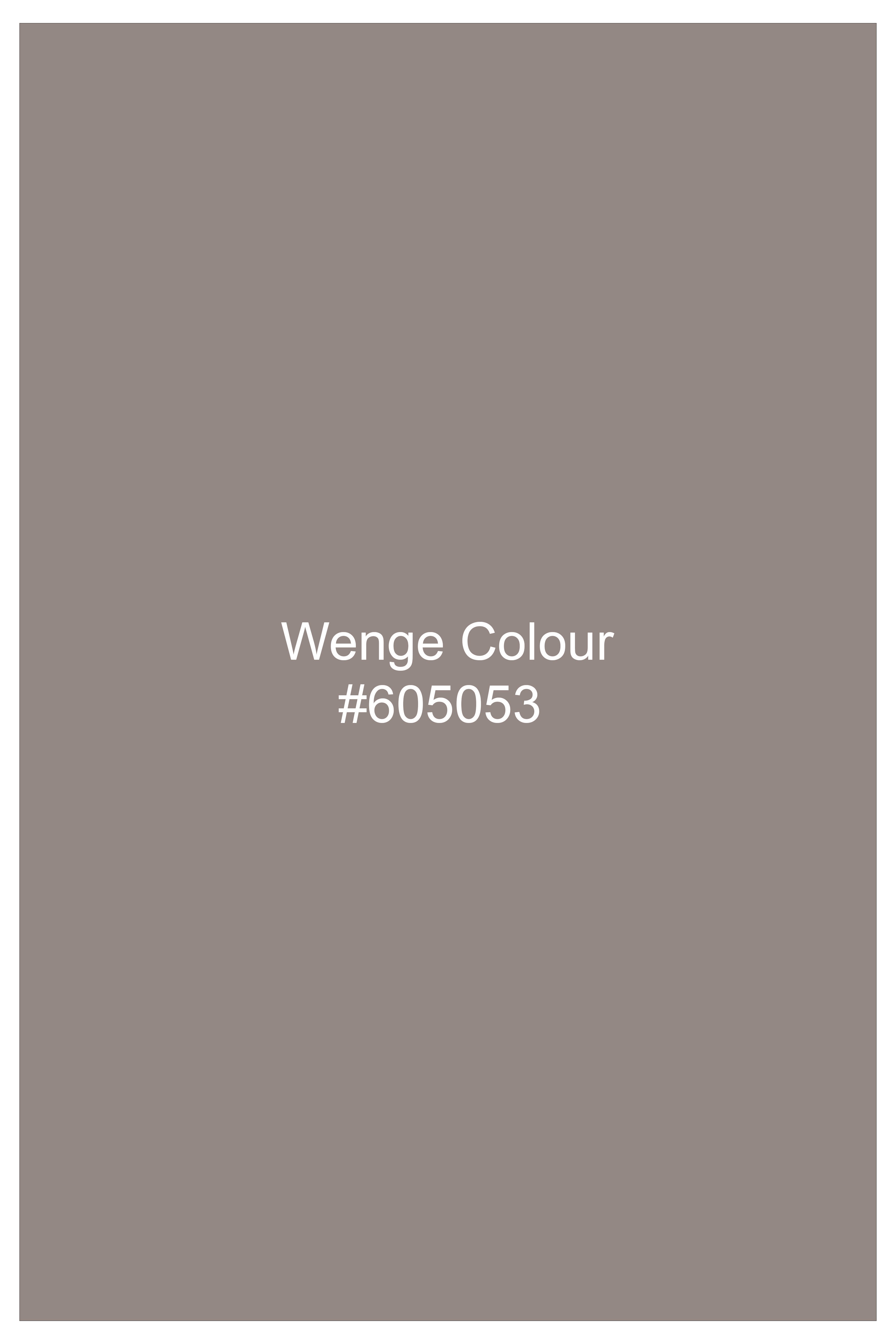 Umbero-Wenge Brown Subtle Sheen Super Soft Premium Cotton Dress Shirt
