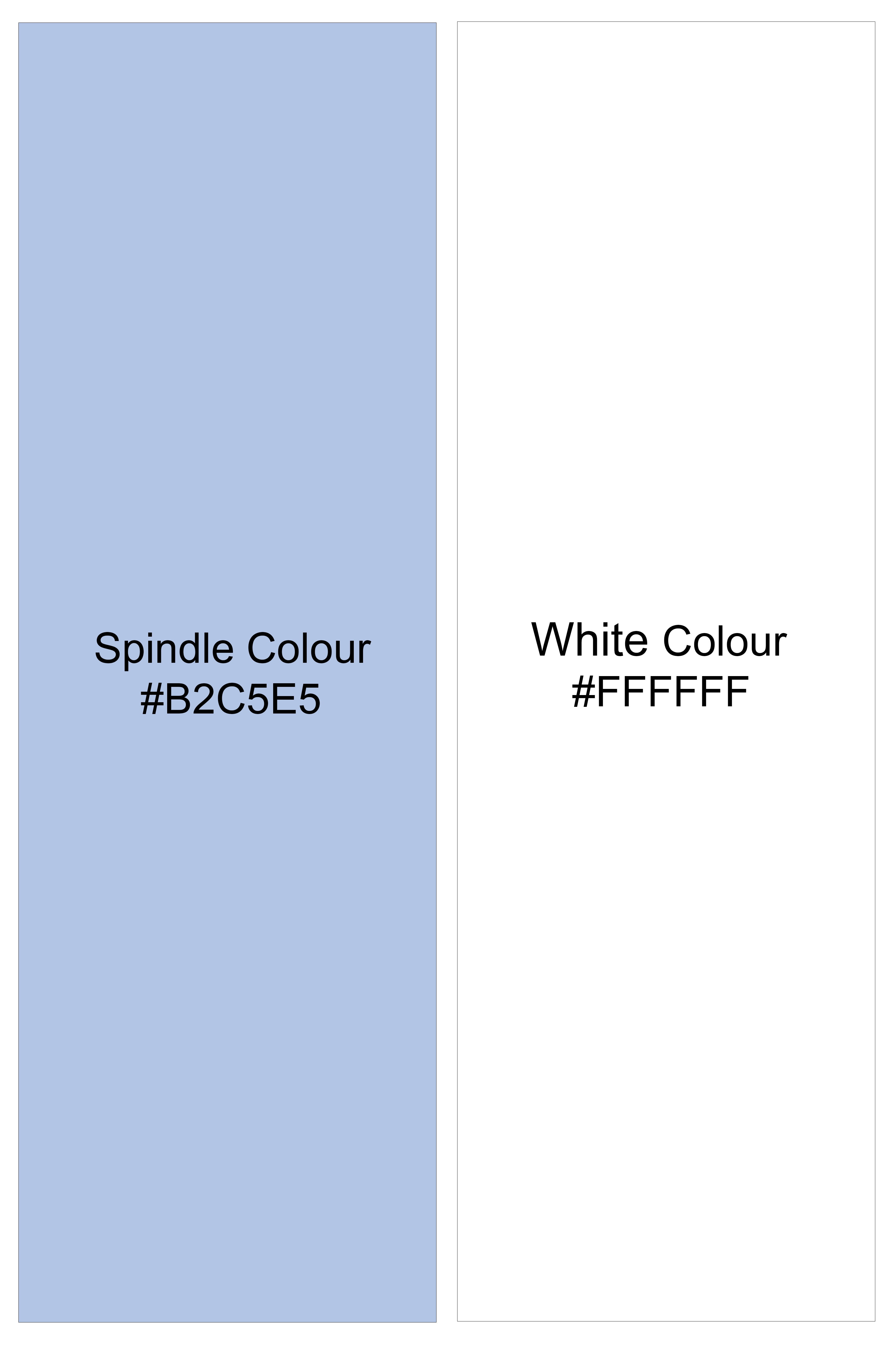 Celesto-Spindle Blue And Bright White Pin Striped Subtle Sheen Super Soft Premium Cotton Dress Shirt