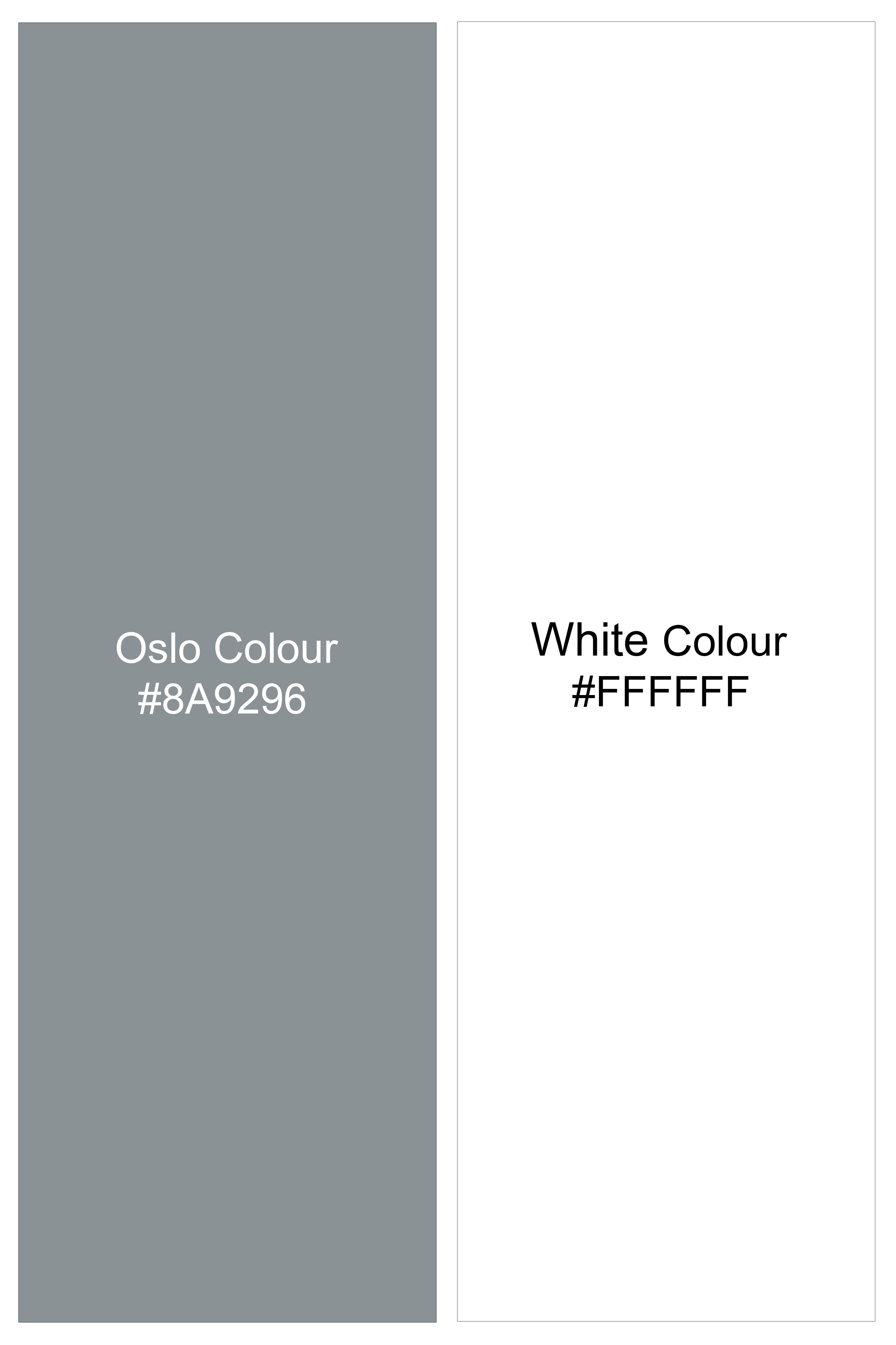 Nordoro-Oslo Gray And Bright White Awning Striped Subtle Sheen Super Soft Premium Cotton Dress Shirt