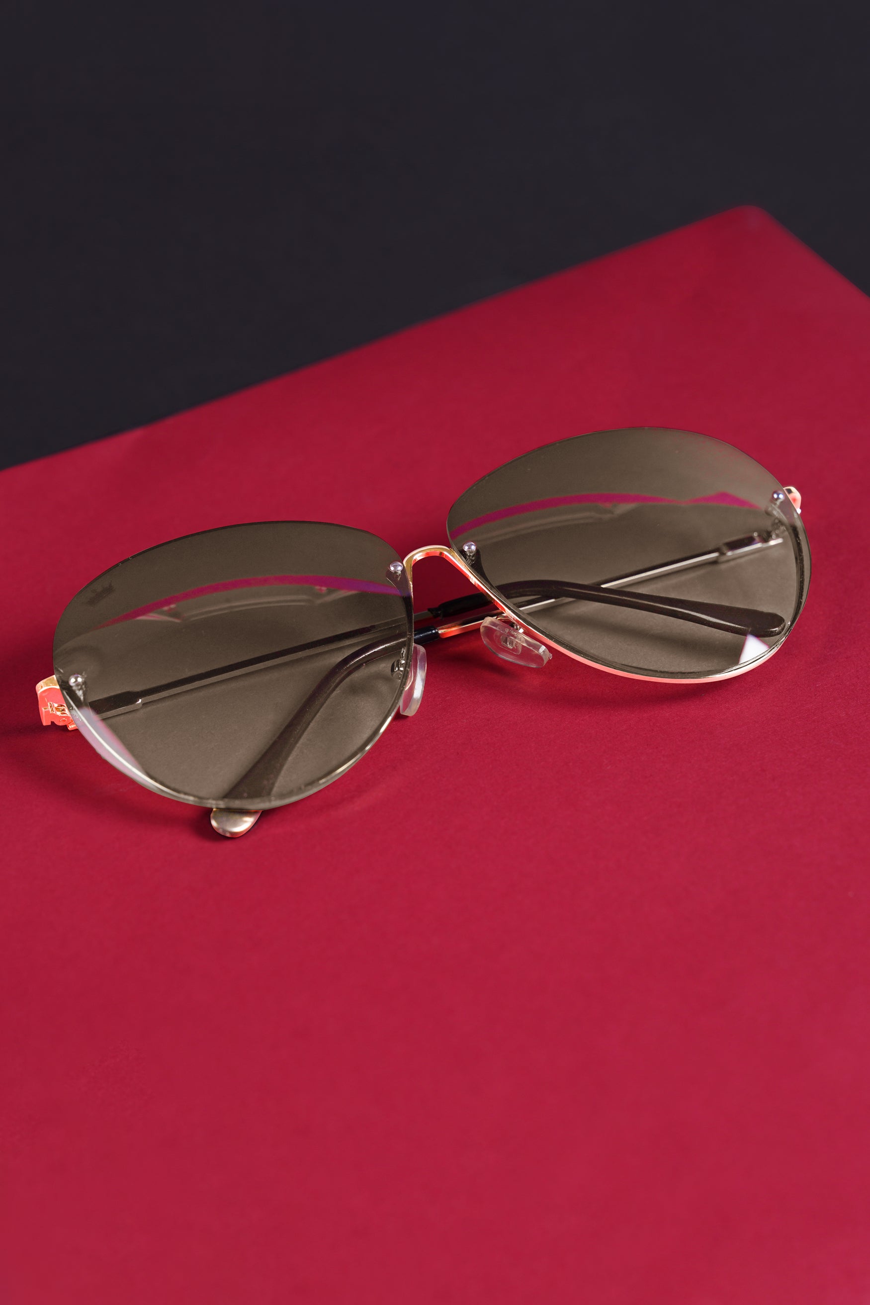 Golden Ash French Crown Aviator Unisex Sunglasses