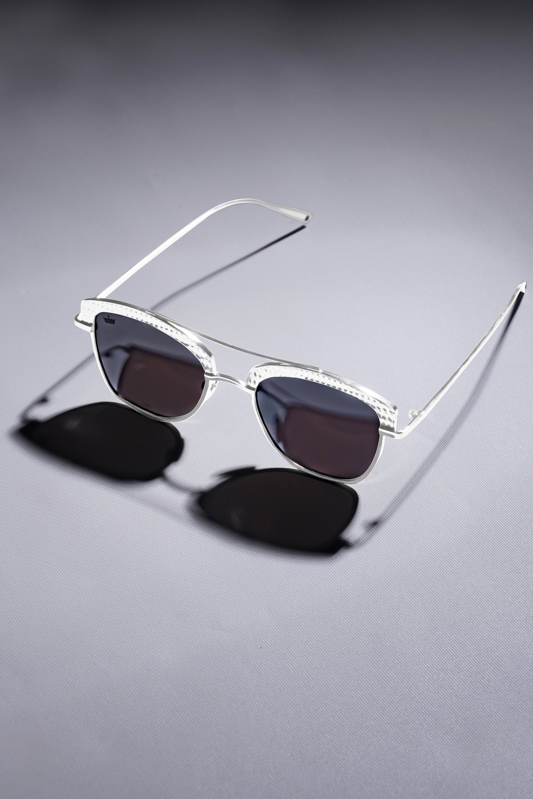 Lava Gray French Crown Full Rim Unisex Sunglasses