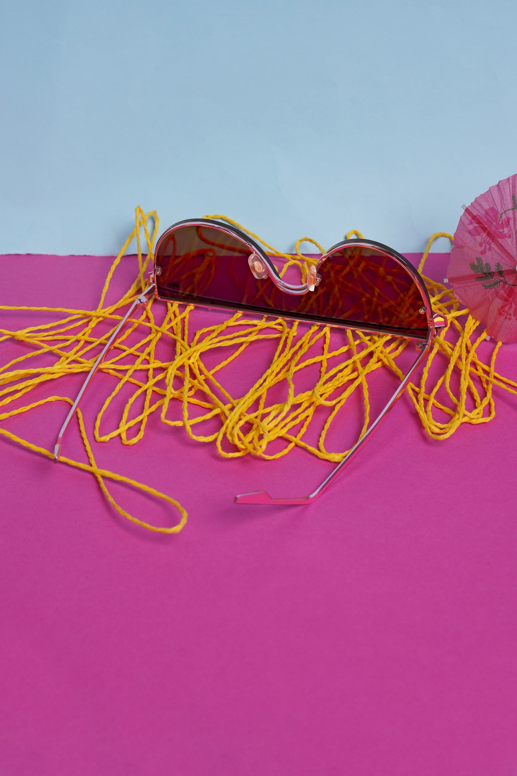 Syrup Brown French Crown Oversized Unisex Sunglasses