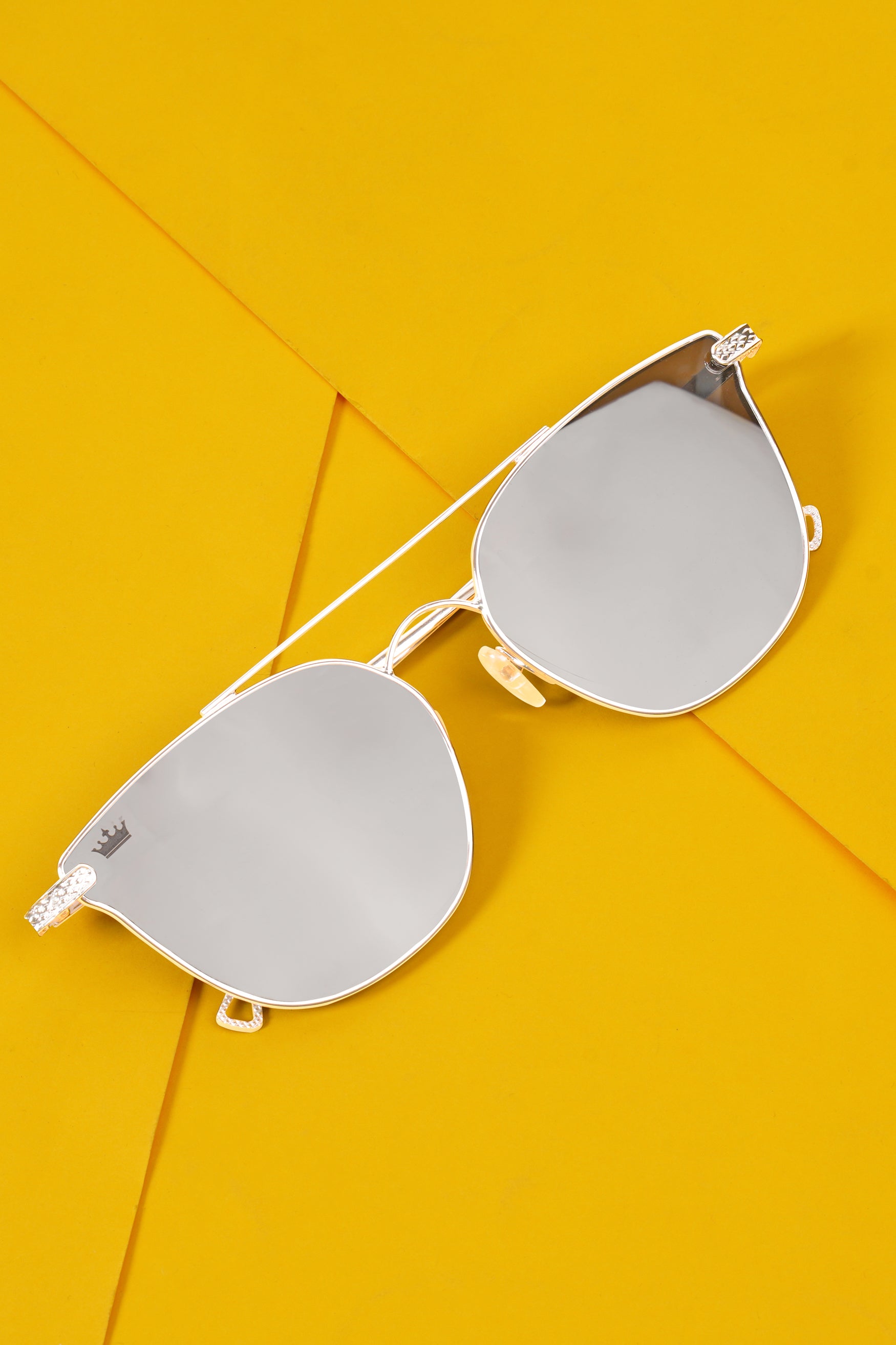 Lead Gray French Crown Clubmaster Unisex Sunglasses
