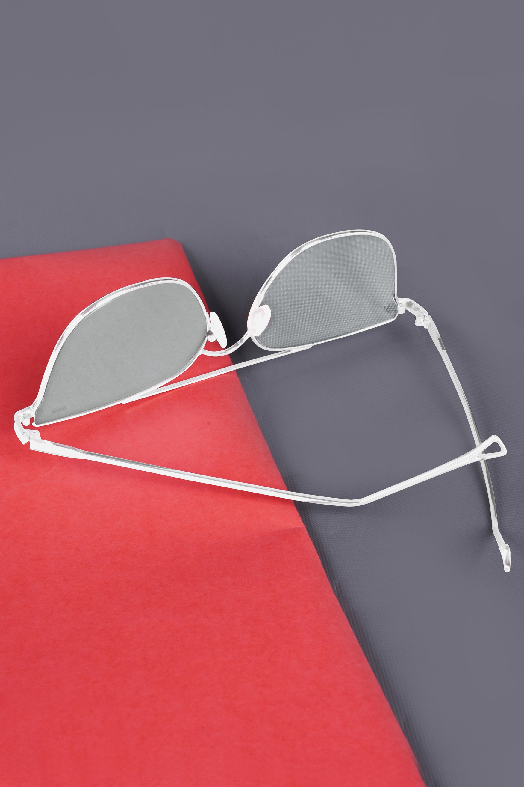 Lead Gray French Crown Clubmaster Unisex Sunglasses