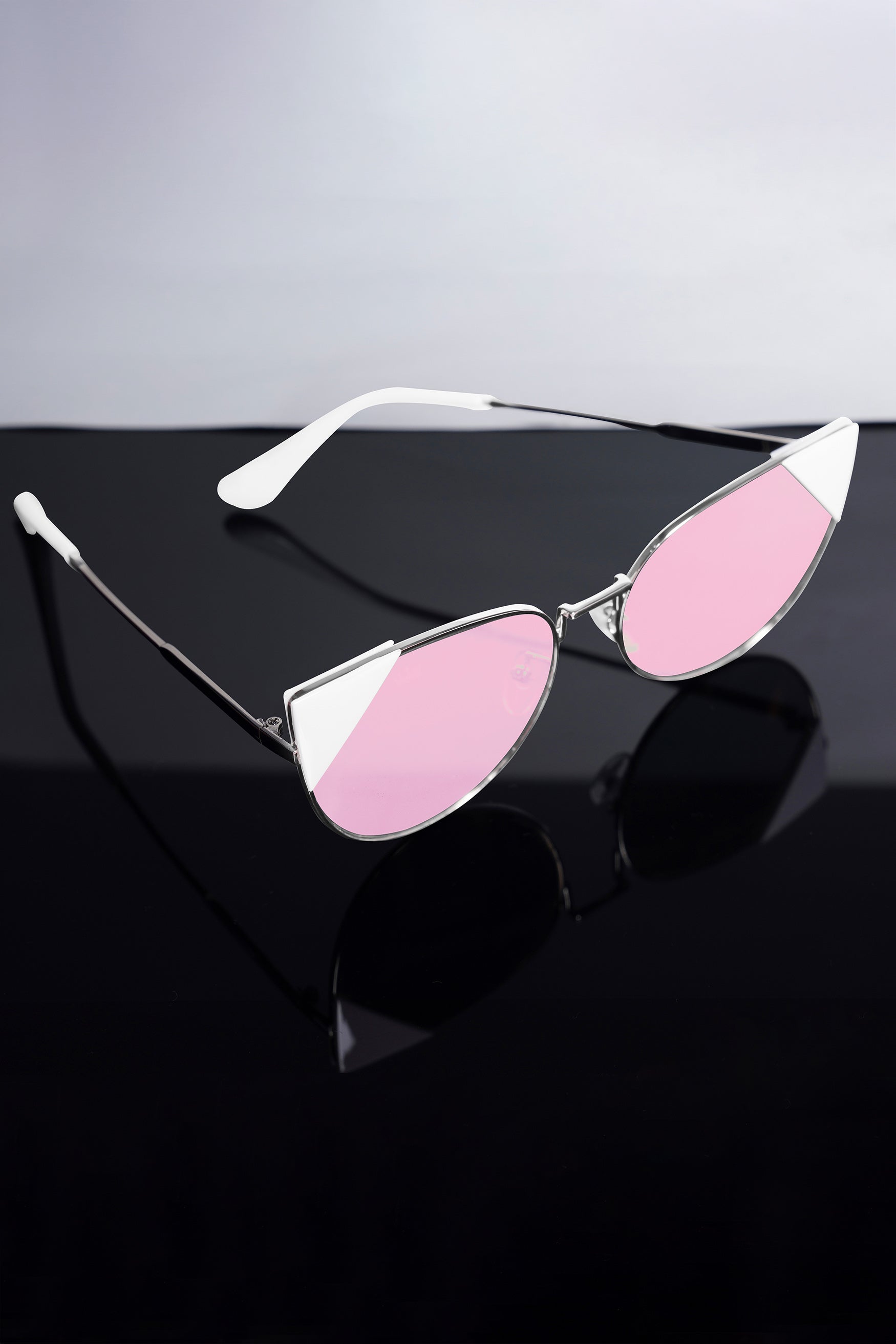 Dusty Pink French Crown Cat Eye Women’s Sunglasses