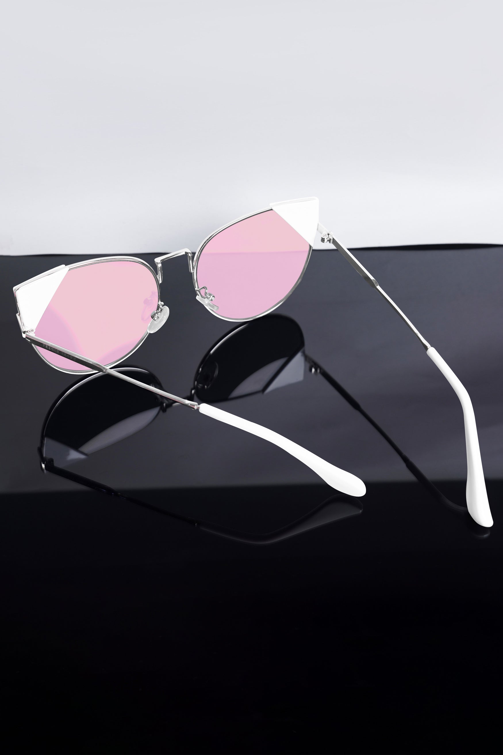 Dusty Pink French Crown Cat Eye Women’s Sunglasses