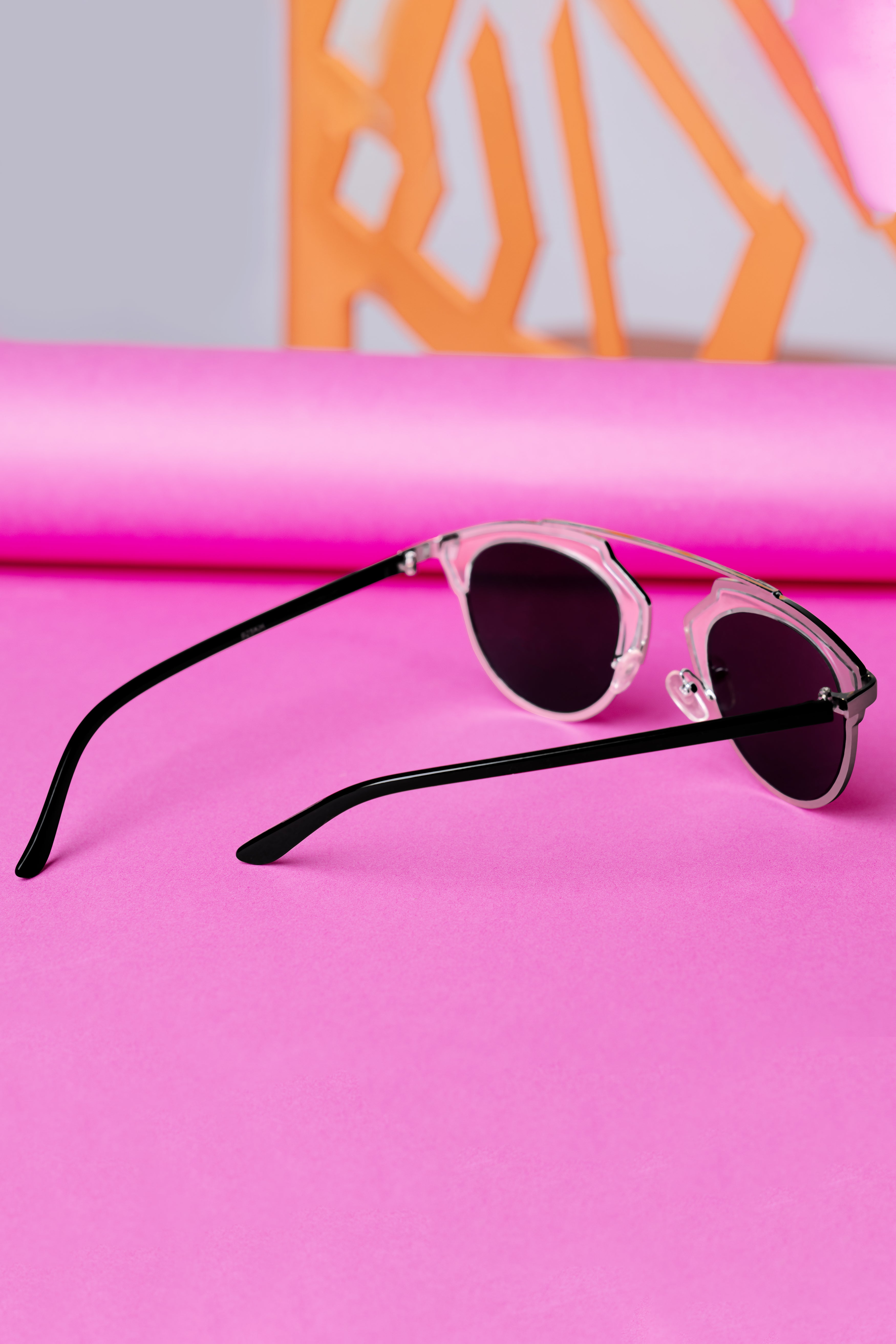 Charcoal Gray French Crown Full Rim Unisex Sunglasses