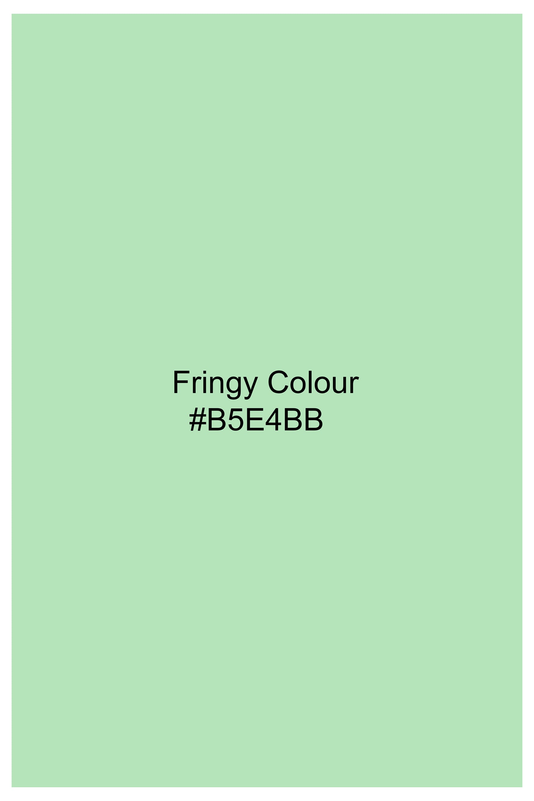 Fringy Green Subtle Sheen Super Soft Premium Cotton Shorts