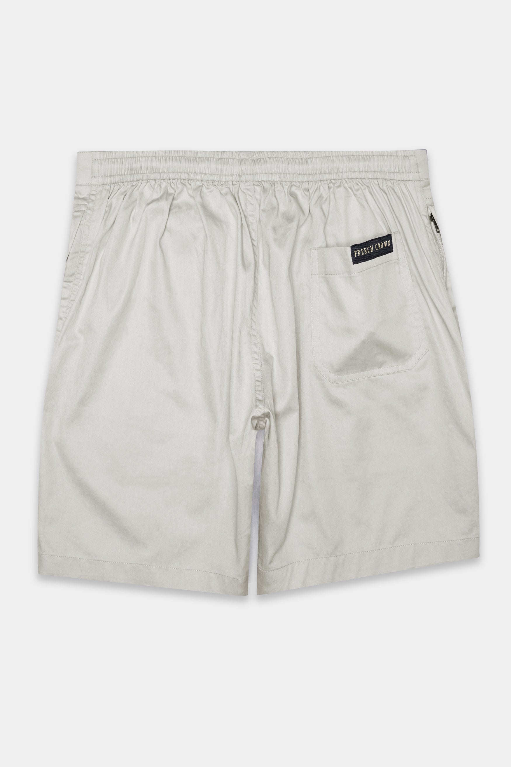 Hawkes Gray Subtle Sheen Super Soft Premium Cotton Shorts