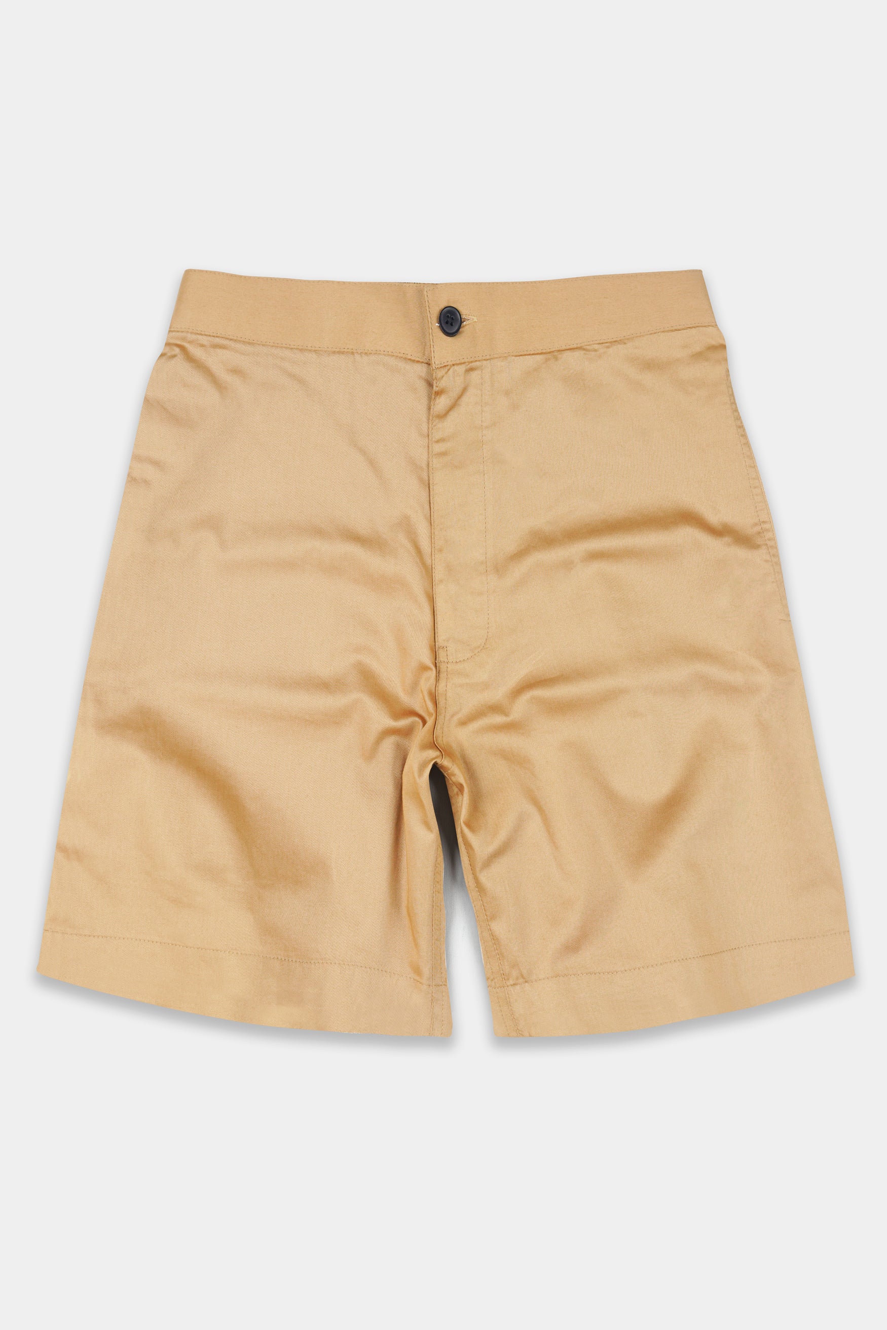 Pavlova Brown Subtle Sheen Super Soft Premium Cotton Shorts