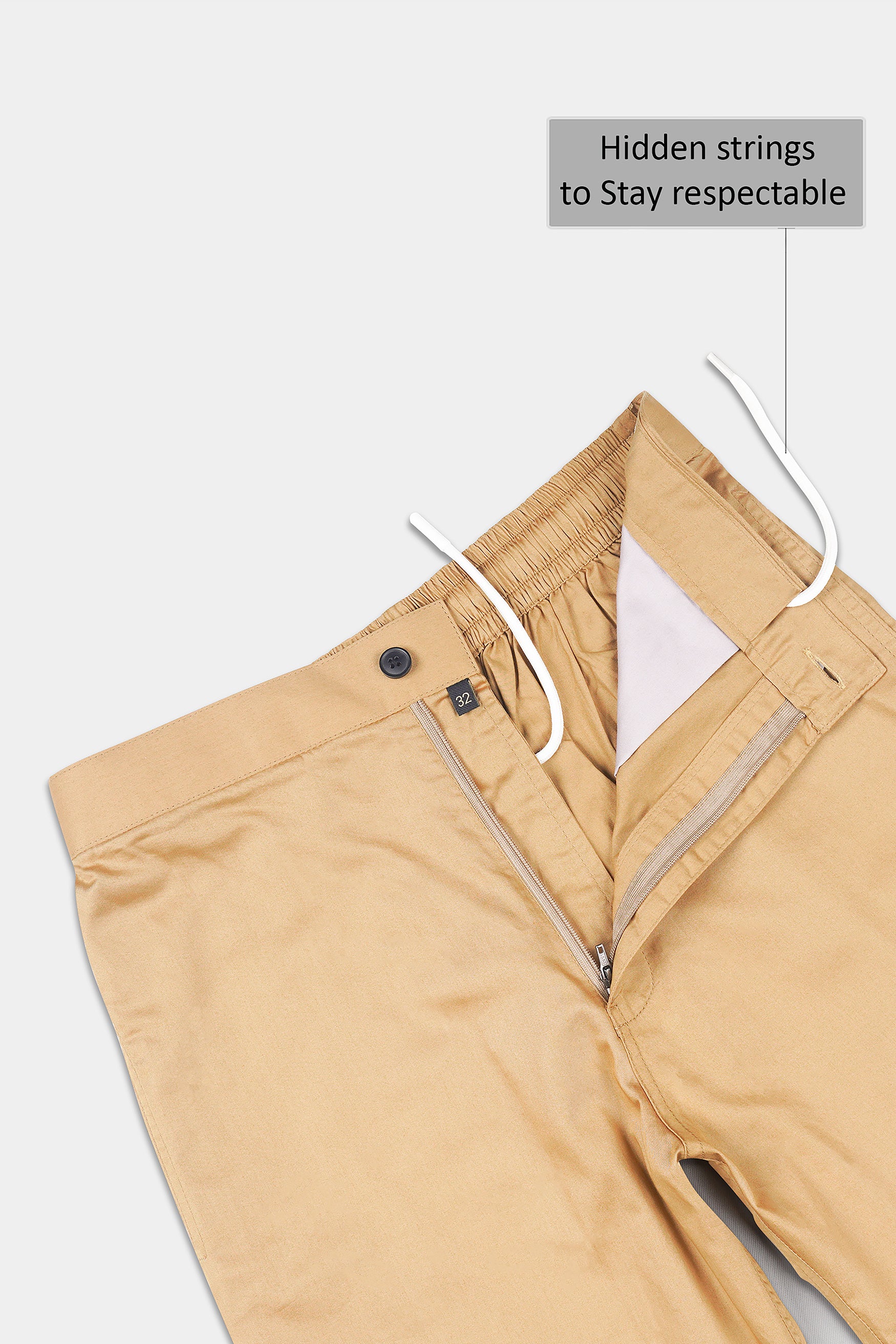 Pavlova Brown Subtle Sheen Super Soft Premium Cotton Shorts