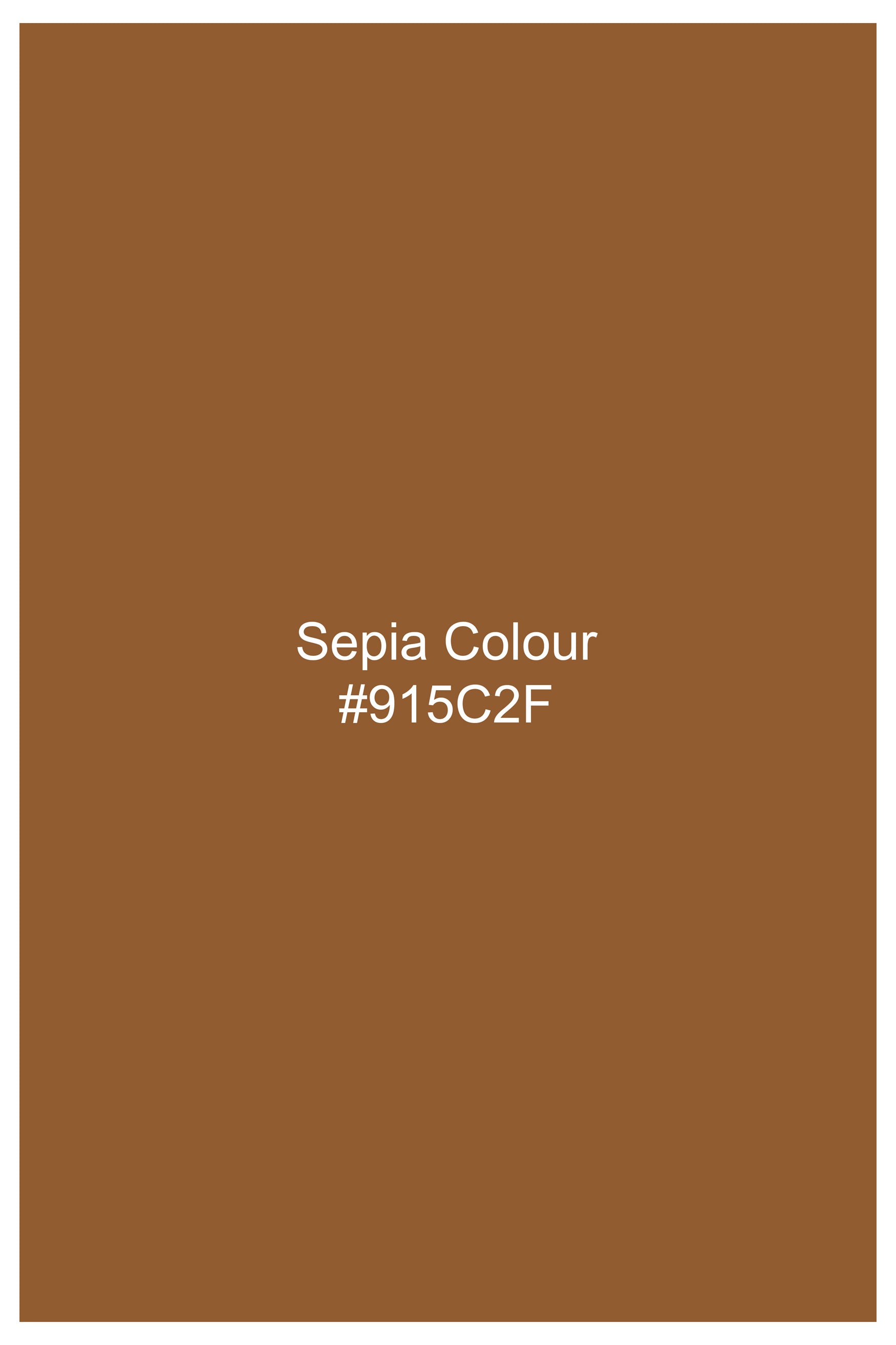 Sepia Brown Subtle Sheen Super Soft Premium Cotton Shorts