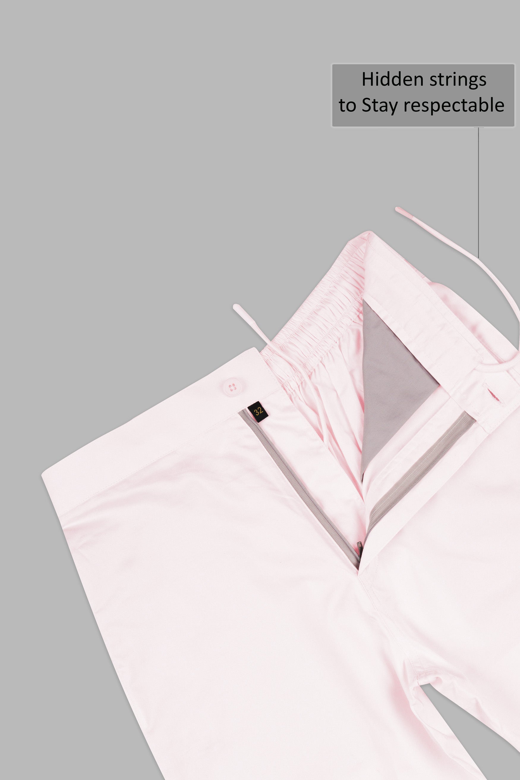 Bizarre Pink Subtle Sheen Super Soft Premium Cotton Shorts