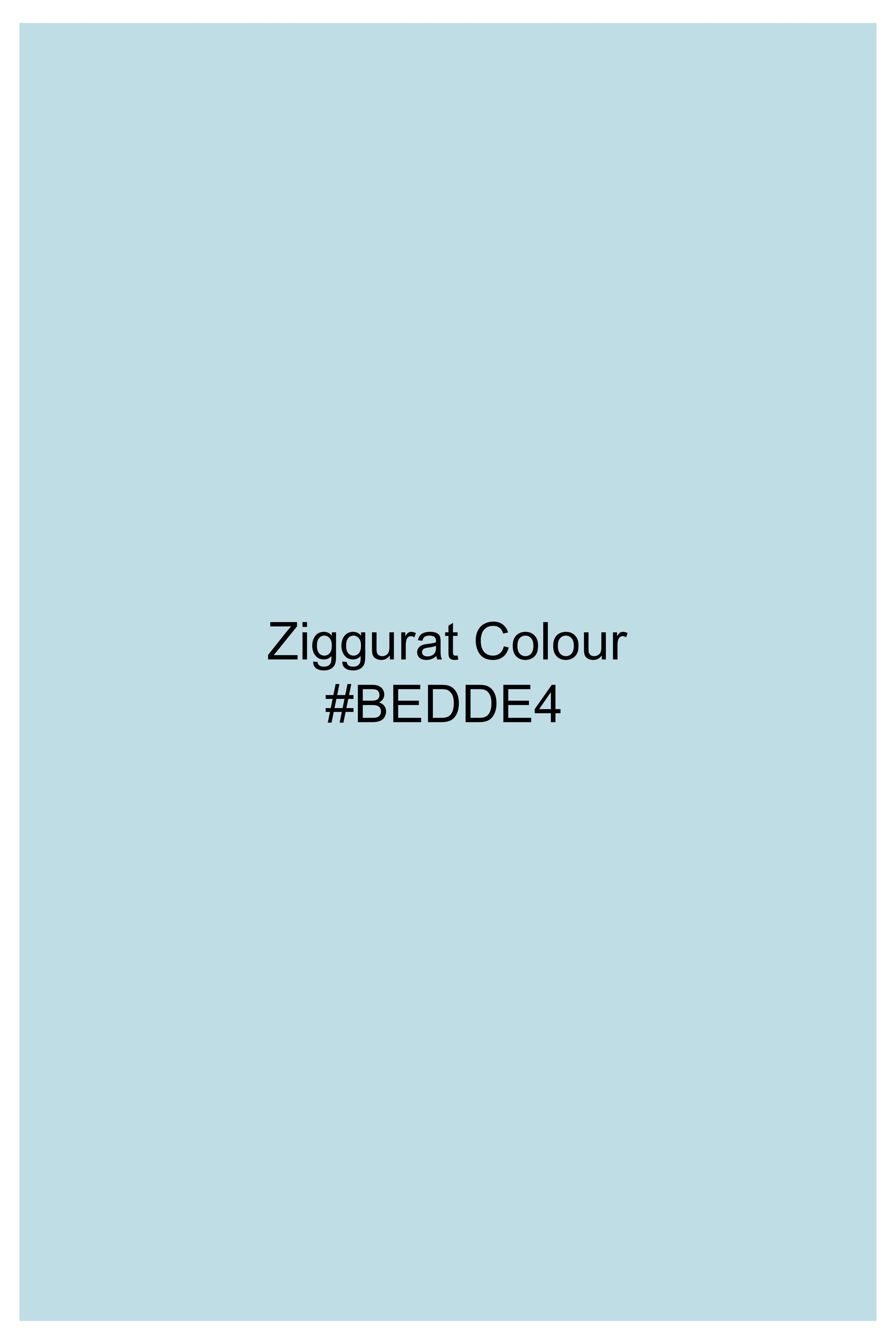 Ziggurat Blue Subtle Sheen Super Soft Premium Cotton Shorts SR306-28,  SR306-30,  SR306-32,  SR306-34,  SR306-36,  SR306-38,  SR306-40,  SR306-42,  SR306-44