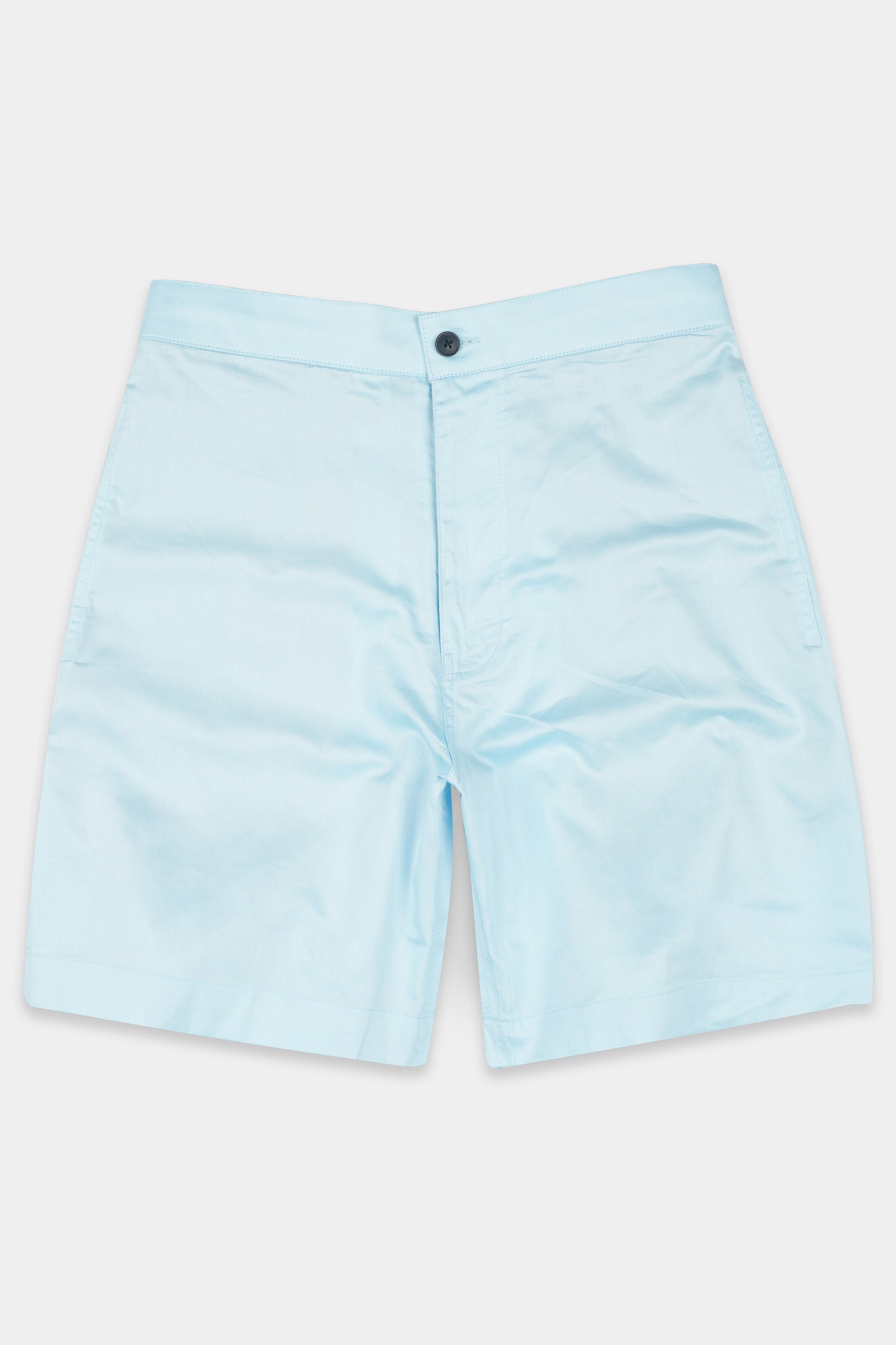 Mercury Blue Subtle Sheen Super Soft Premium Cotton Shorts SR308-28,  SR308-30,  SR308-32,  SR308-34,  SR308-36,  SR308-38,  SR308-40,  SR308-42,  SR308-44