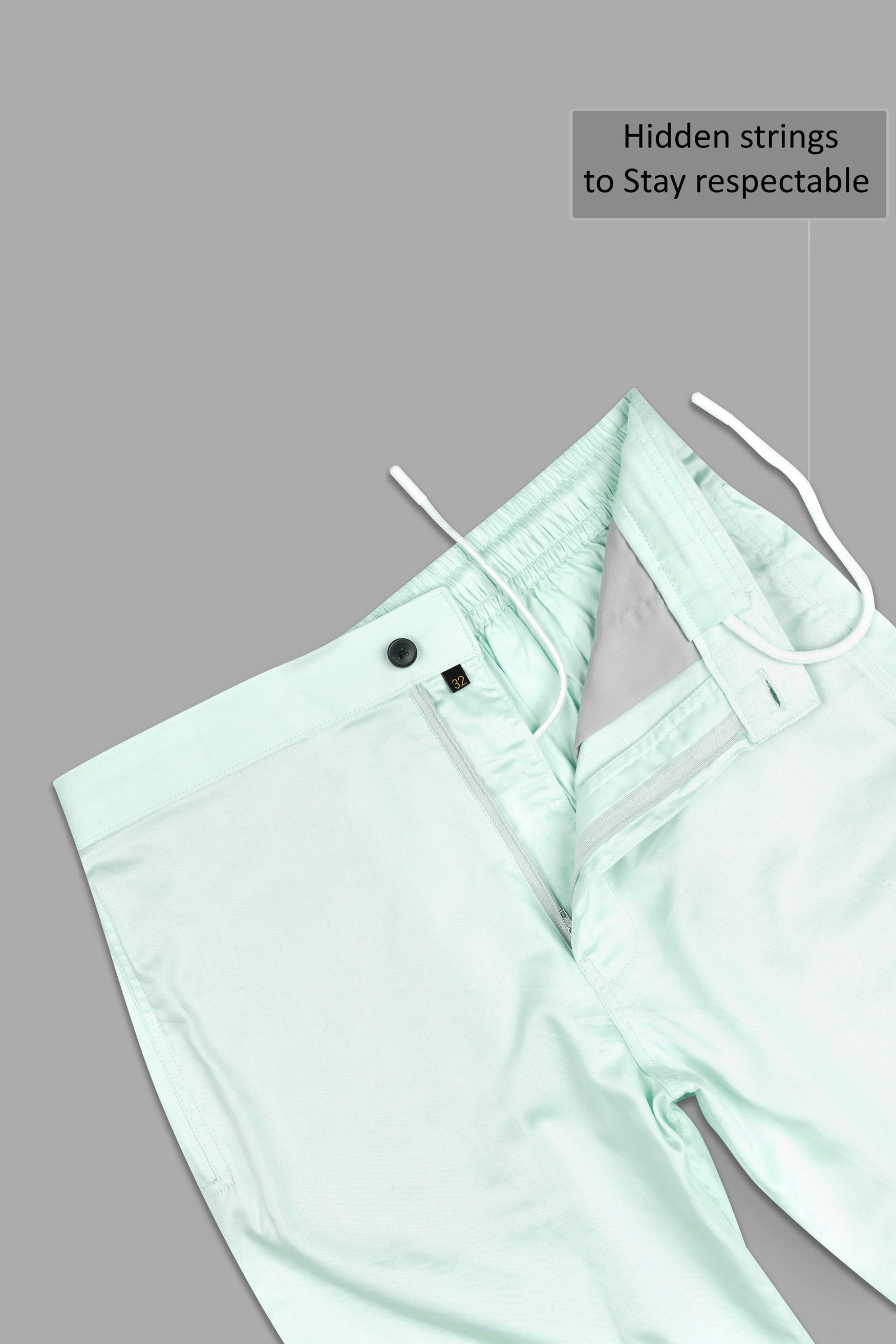 Iceberg Green Subtle Sheen Super Soft Premium Cotton Shorts SR311-28,  SR311-30,  SR311-32,  SR311-34,  SR311-36,  SR311-38,  SR311-40,  SR311-42,  SR311-44