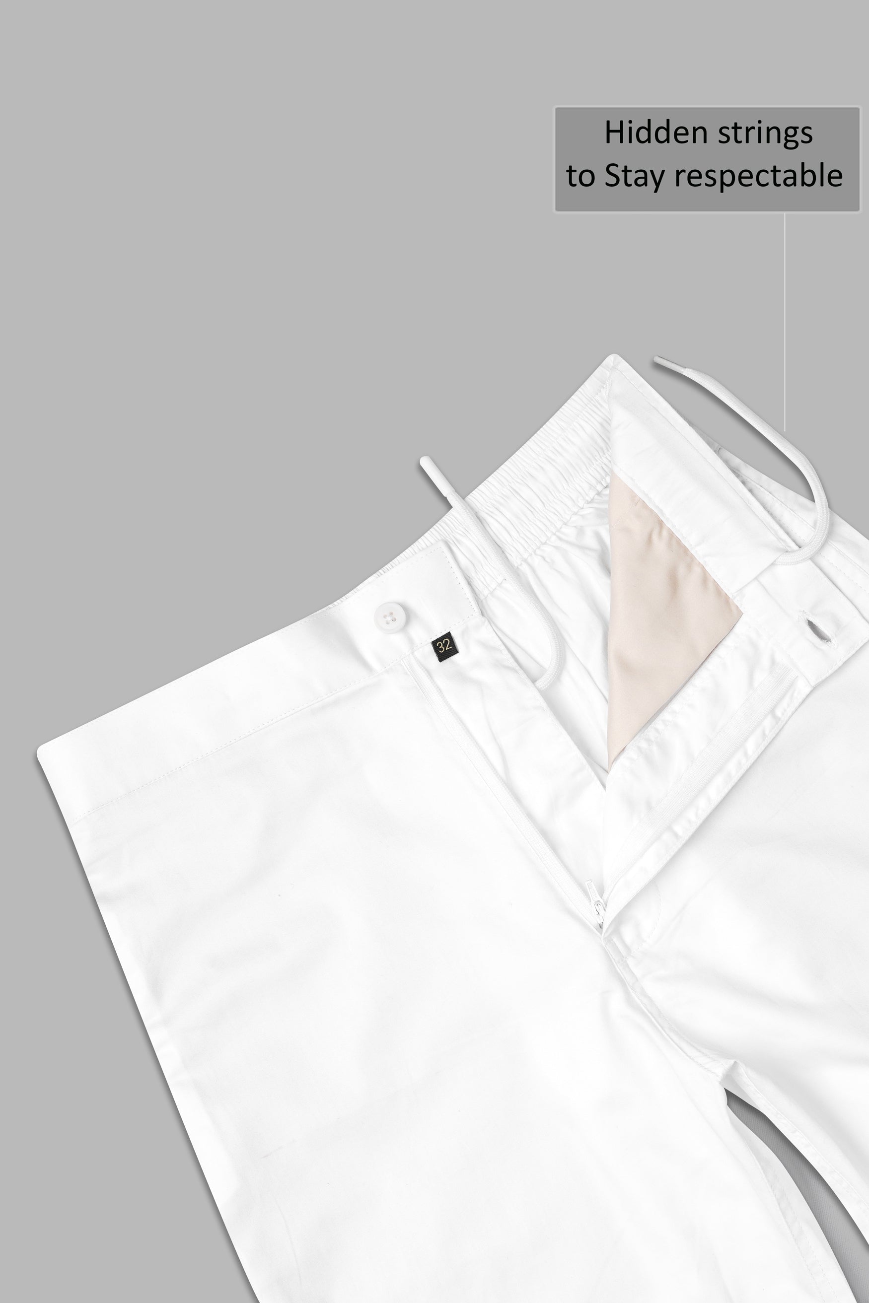 Bright White Subtle Sheen Super Soft Premium Cotton Shorts SR316-28,  SR316-30,  SR316-32,  SR316-34,  SR316-36,  SR316-38,  SR316-40,  SR316-42,  SR316-44