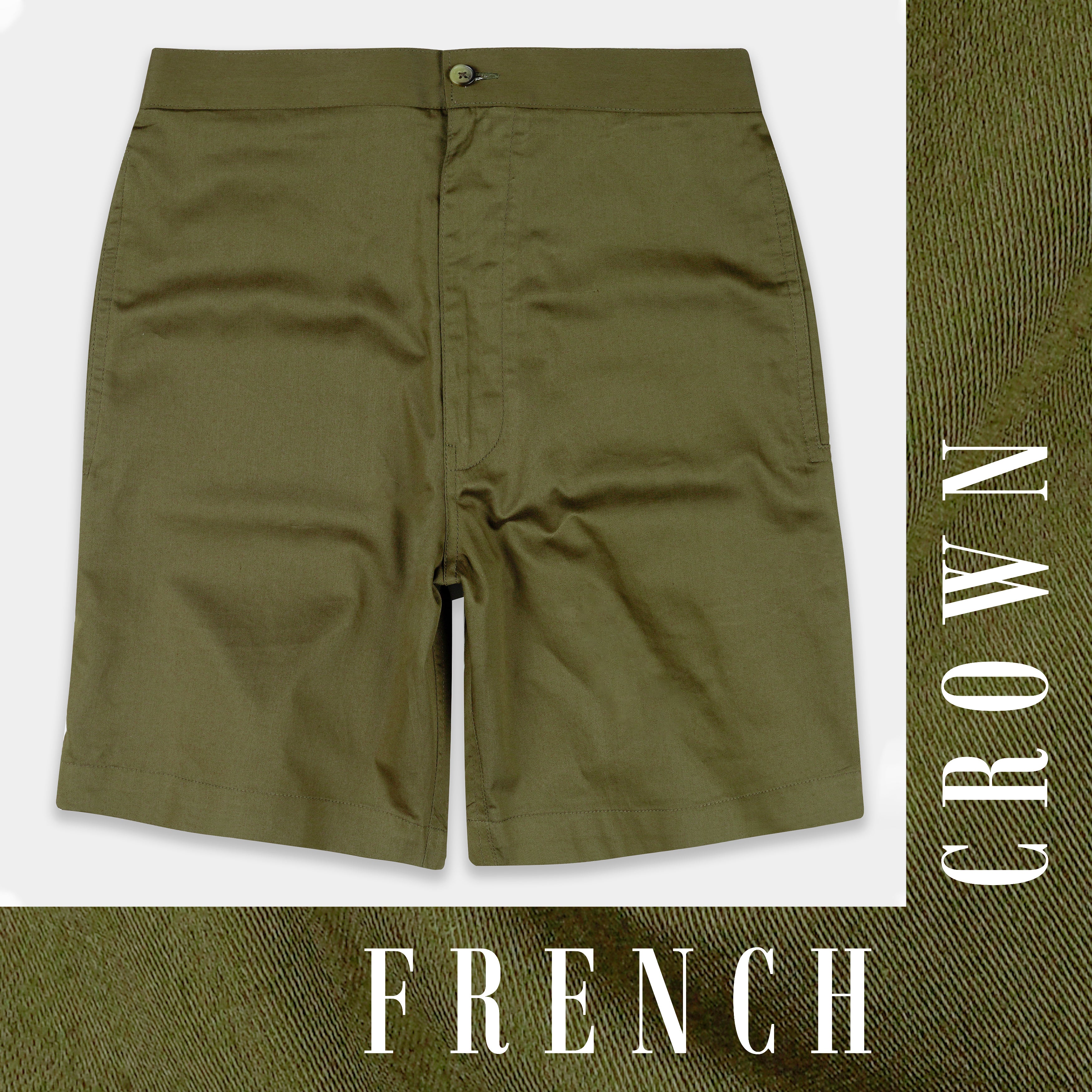 Camo Green Subtle Sheen Super Soft Premium Cotton Shorts SR319-28,  SR319-30,  SR319-32,  SR319-34,  SR319-36,  SR319-38,  SR319-40,  SR319-42,  SR319-44