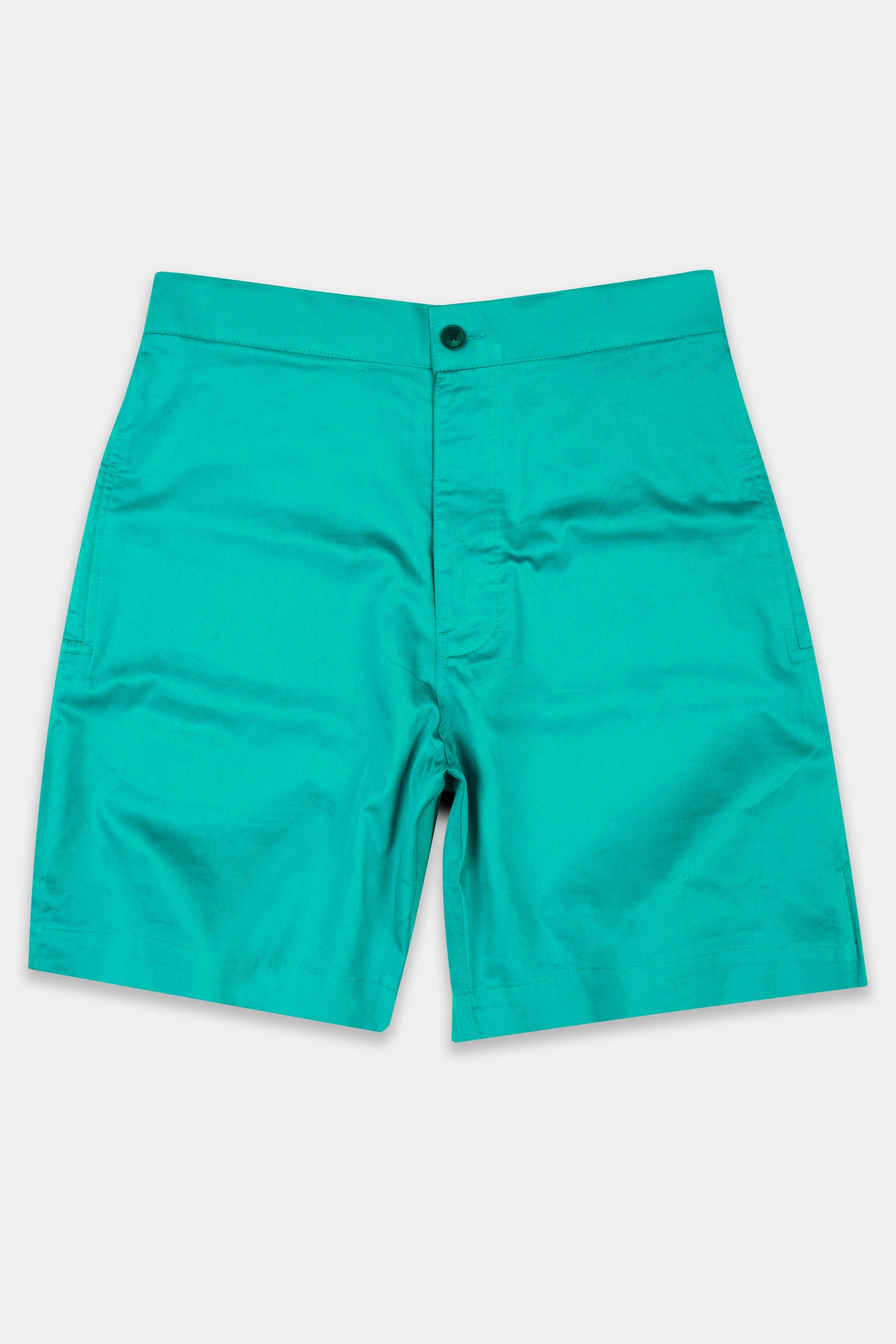 Persian Green Subtle Sheen Super Soft Premium Cotton Shorts SR322-28,  SR322-30,  SR322-32,  SR322-34,  SR322-36,  SR322-38,  SR322-40,  SR322-42,  SR322-44