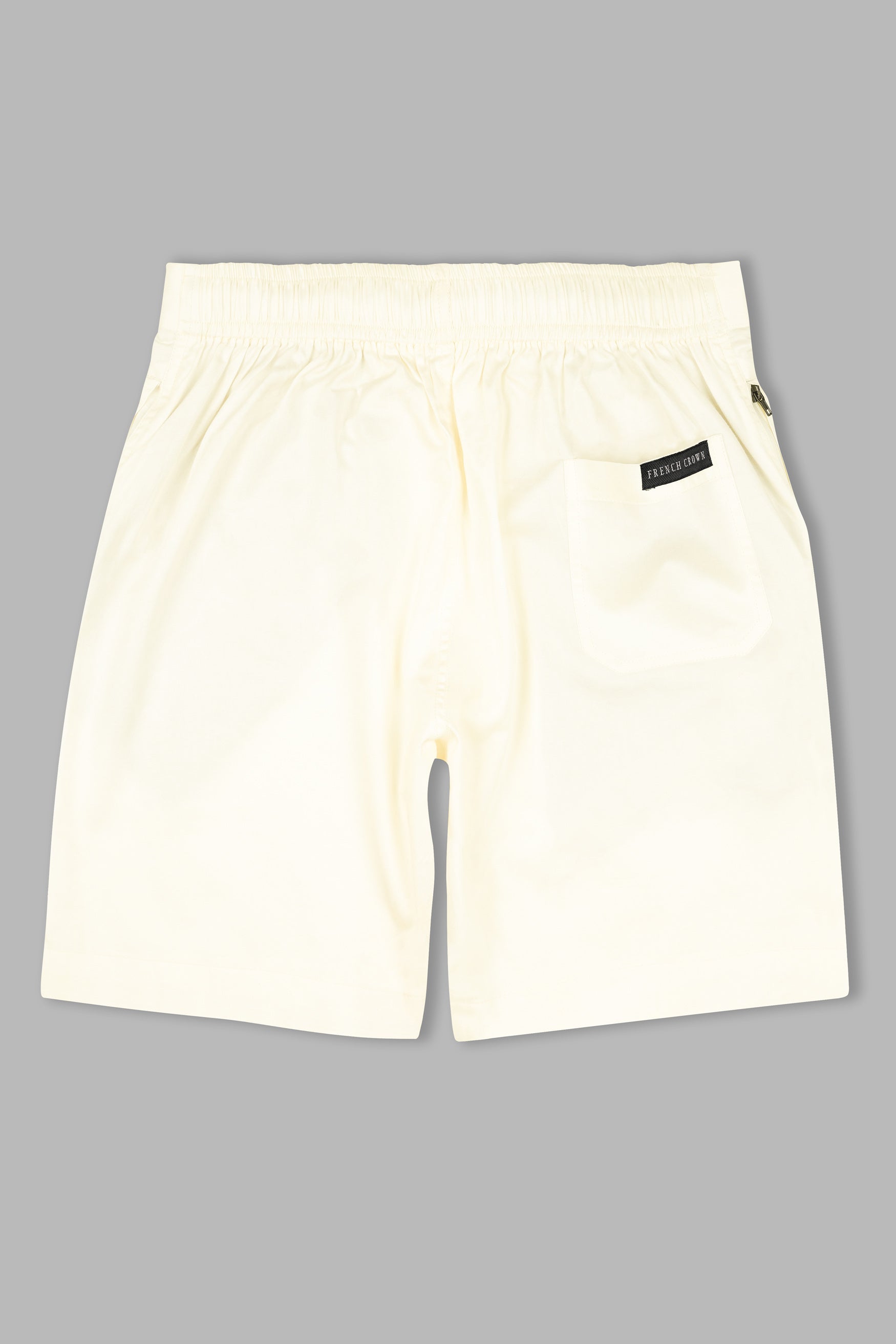 Beige Subtle Sheen Super Soft Premium Cotton Shorts SR328-28,  SR328-30,  SR328-32,  SR328-34,  SR328-36,  SR328-38,  SR328-40,  SR328-42,  SR328-44