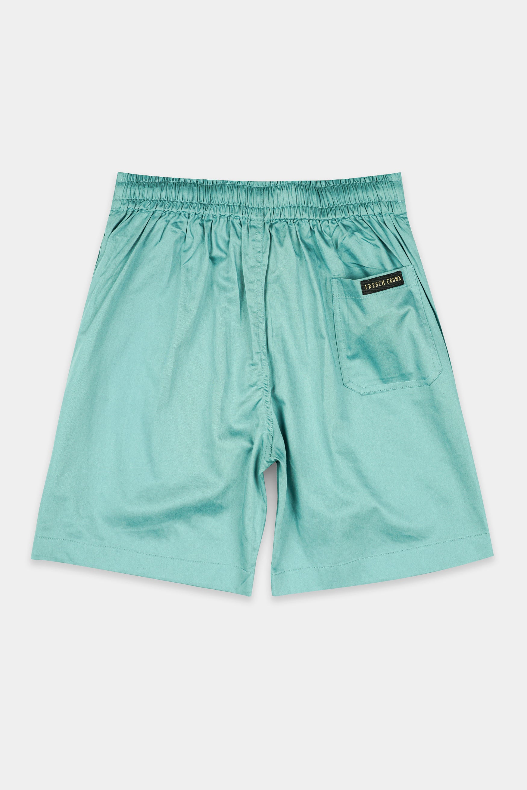 Nymph Green Subtle Sheen Super Soft Premium Cotton Shorts SR330-28,  SR330-30,  SR330-32,  SR330-34,  SR330-36,  SR330-38,  SR330-40,  SR330-42,  SR330-44