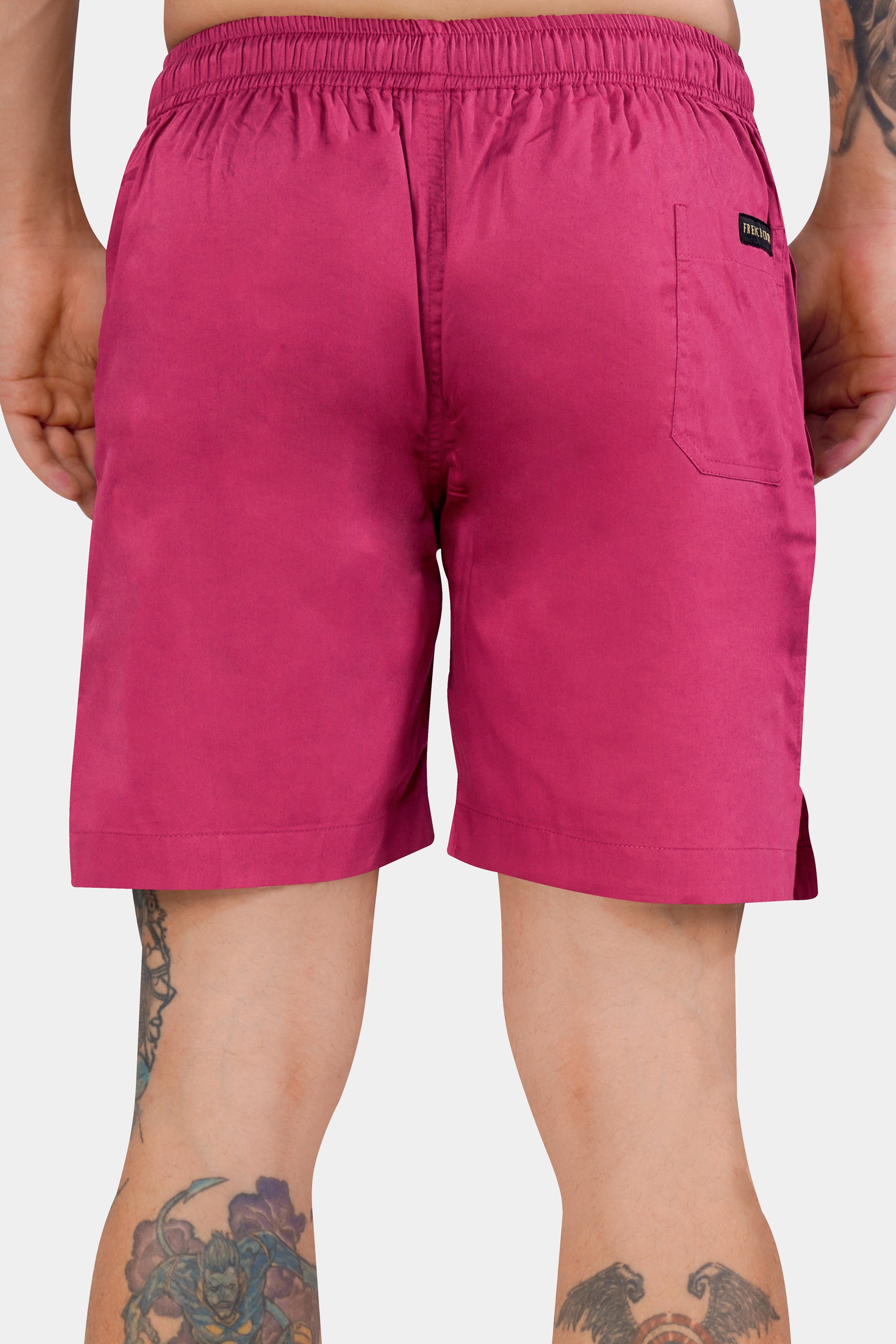 Hibiscus Pink Subtle Sheen Super Soft Premium Cotton Shorts SR333-28,  SR333-30,  SR333-32,  SR333-34,  SR333-36,  SR333-38,  SR333-40,  SR333-42,  SR333-44