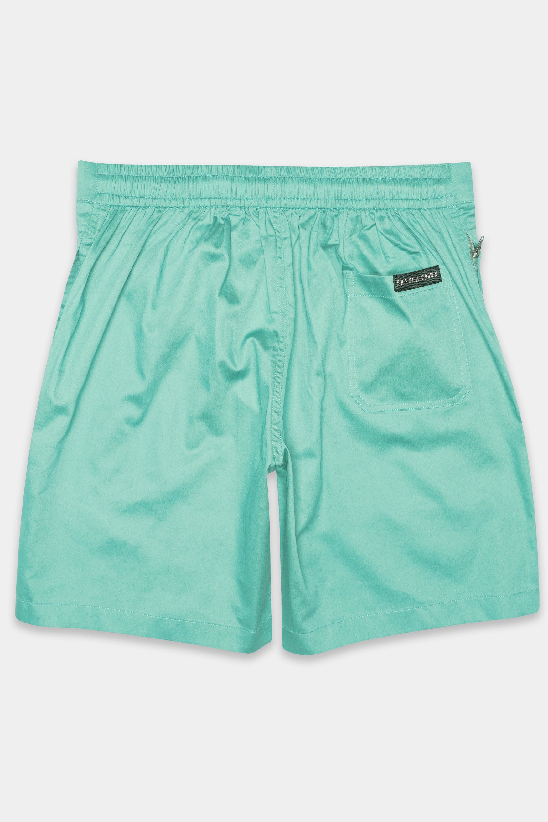 Seafoam Green Subtle Sheen Super Soft Premium Cotton Shorts SR339-28,  SR339-30,  SR339-32,  SR339-34,  SR339-36,  SR339-38,  SR339-40,  SR339-42,  SR339-44