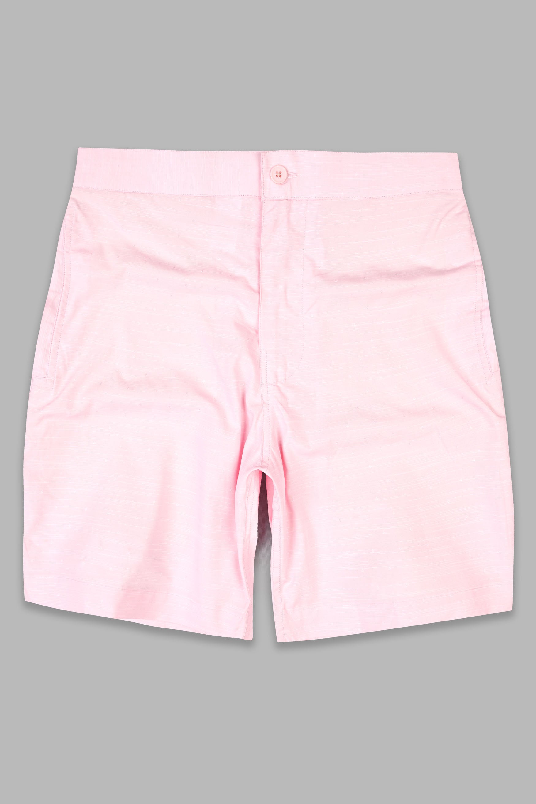 Cosmos Pink Dobby Textured Giza Cotton Shorts SR352-28,  SR352-30,  SR352-32,  SR352-34,  SR352-36,  SR352-38,  SR352-40,  SR352-42,  SR352-44