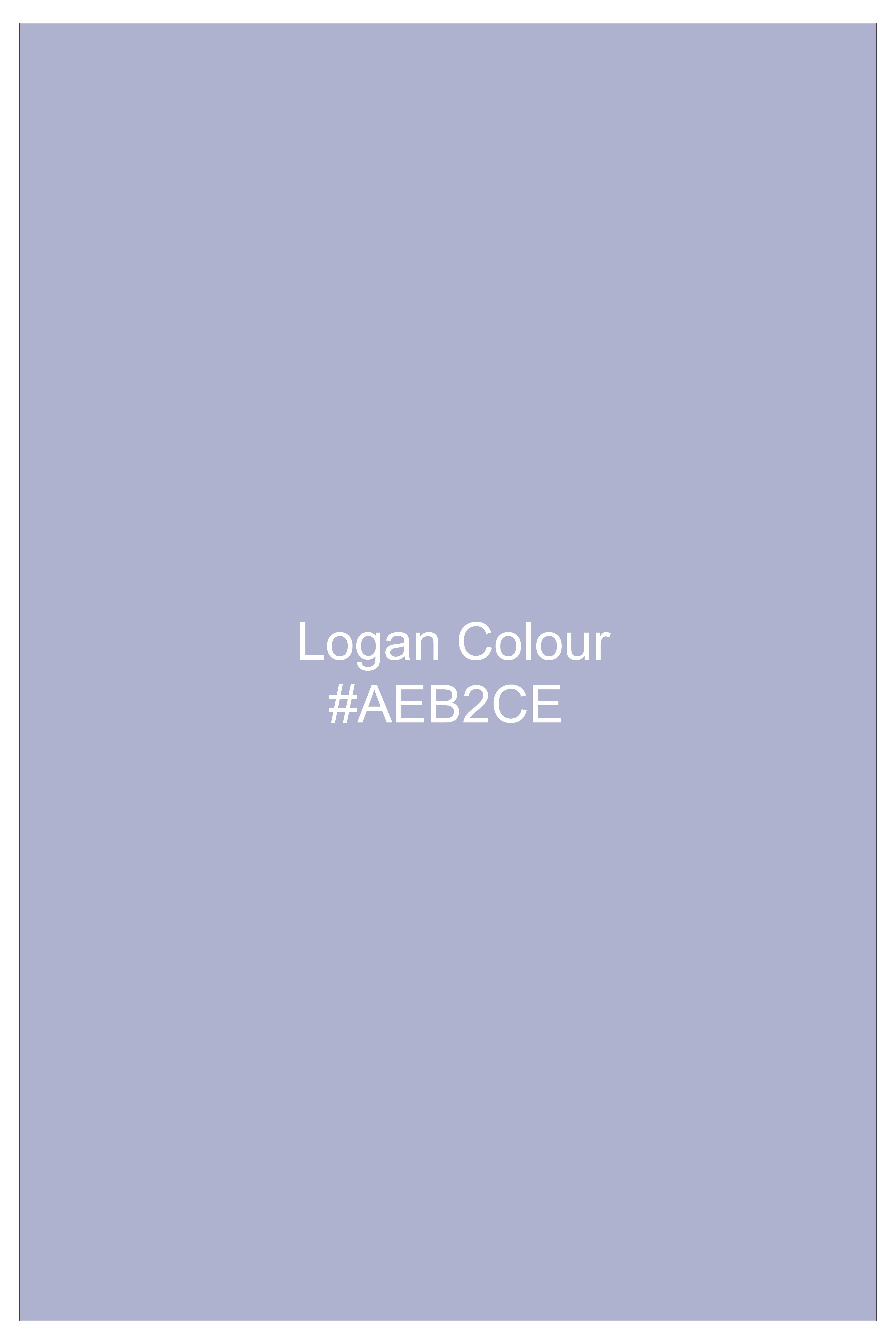 Logan Blue Solid Twill Super Soft Premium Cotton Shorts